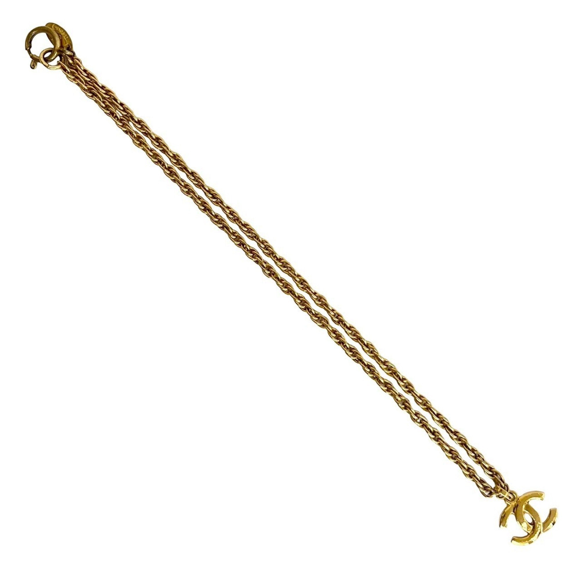 CC Logo Chain Pendant Necklace Metal