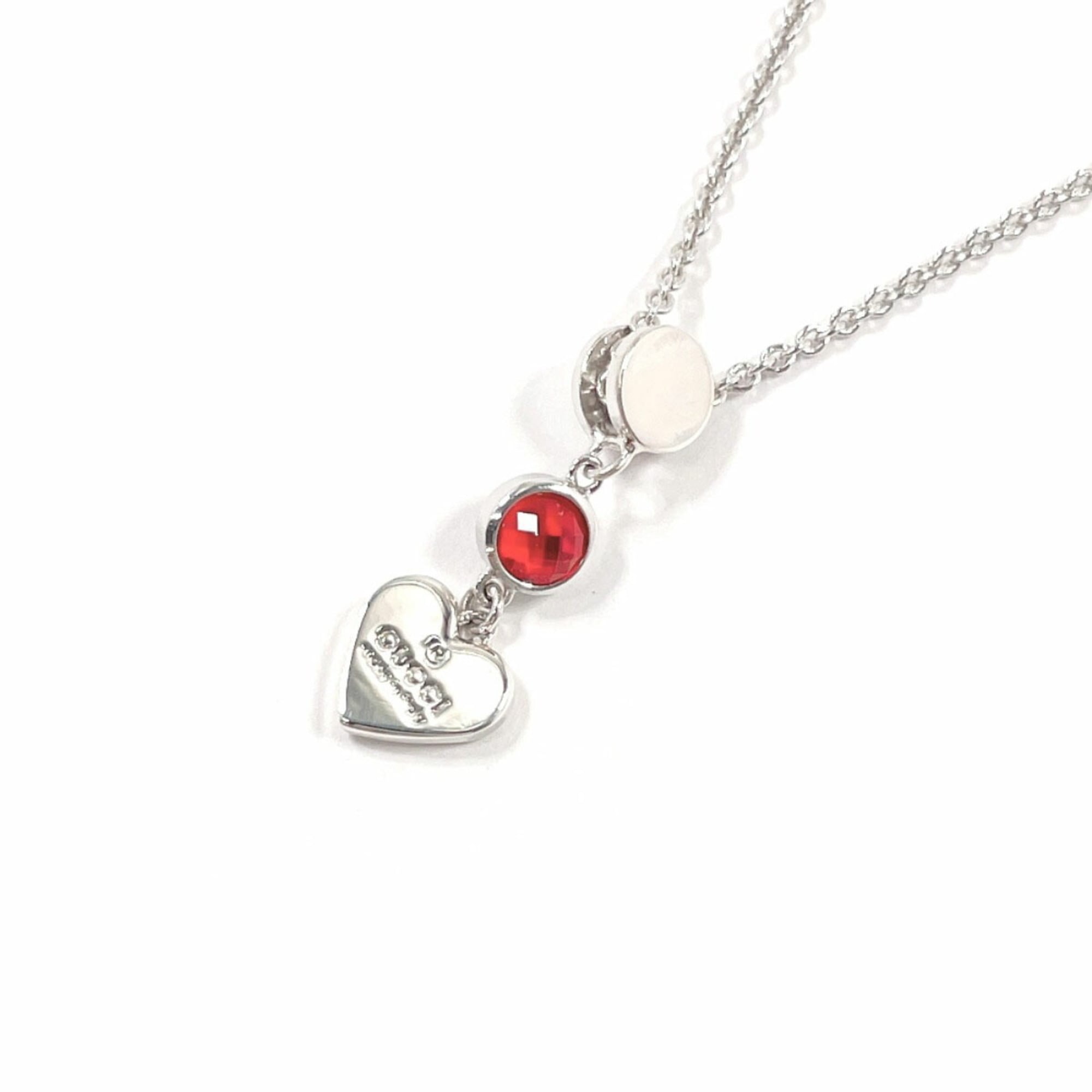 Pendant Necklace Sterling Silver with Stones