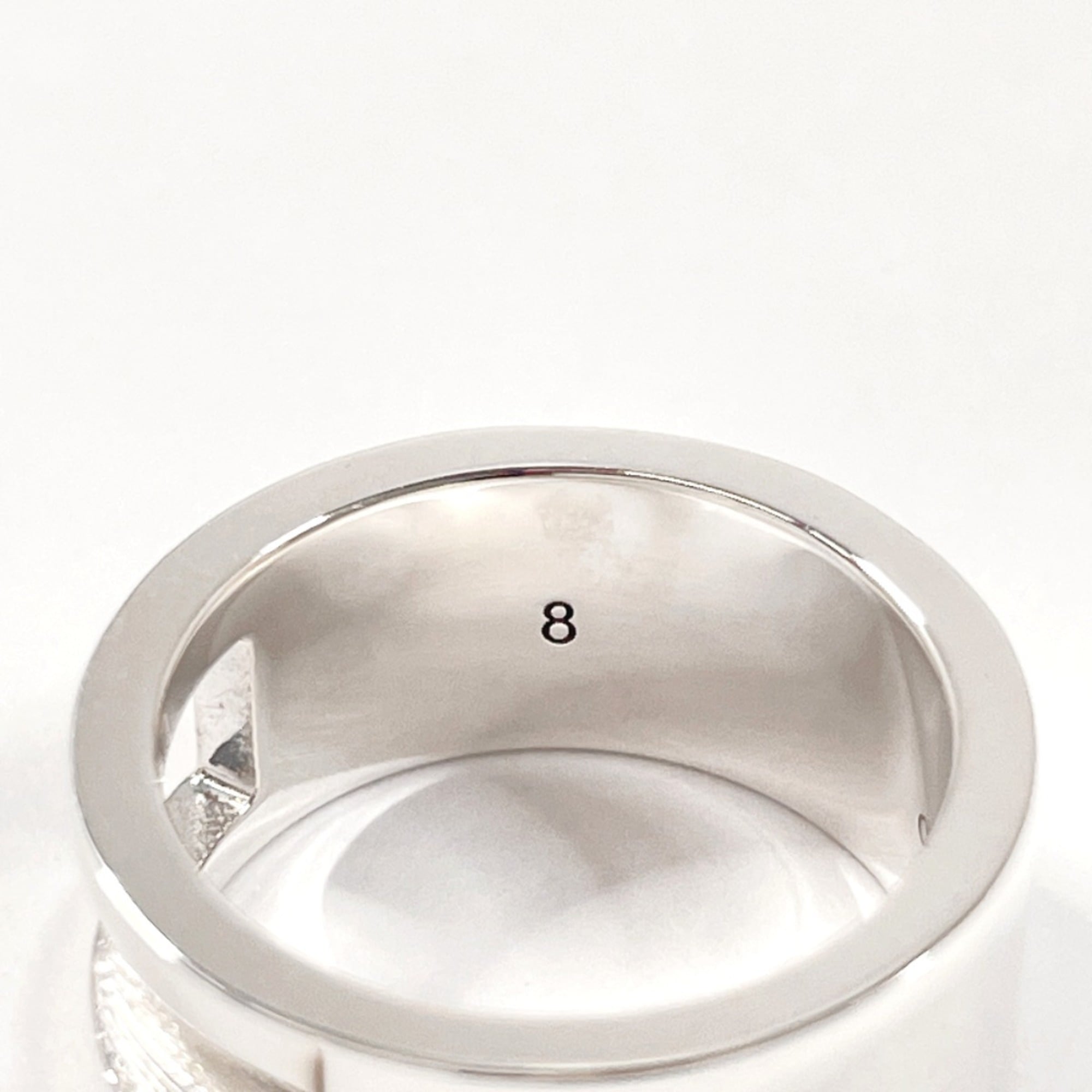 Cutout G Ring Sterling Silver