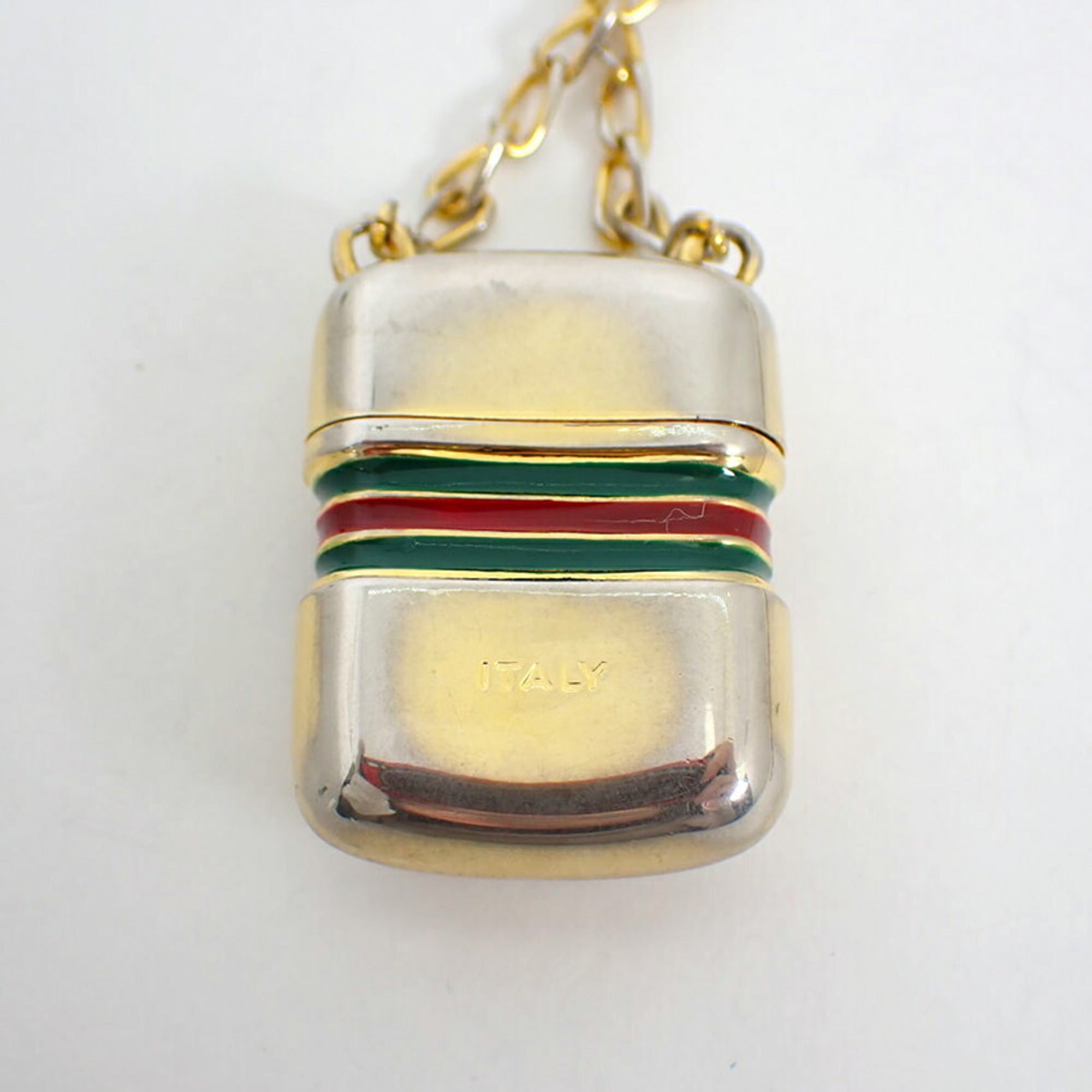 Jelly Bottle Motif Case-Shaped Pendant Necklace