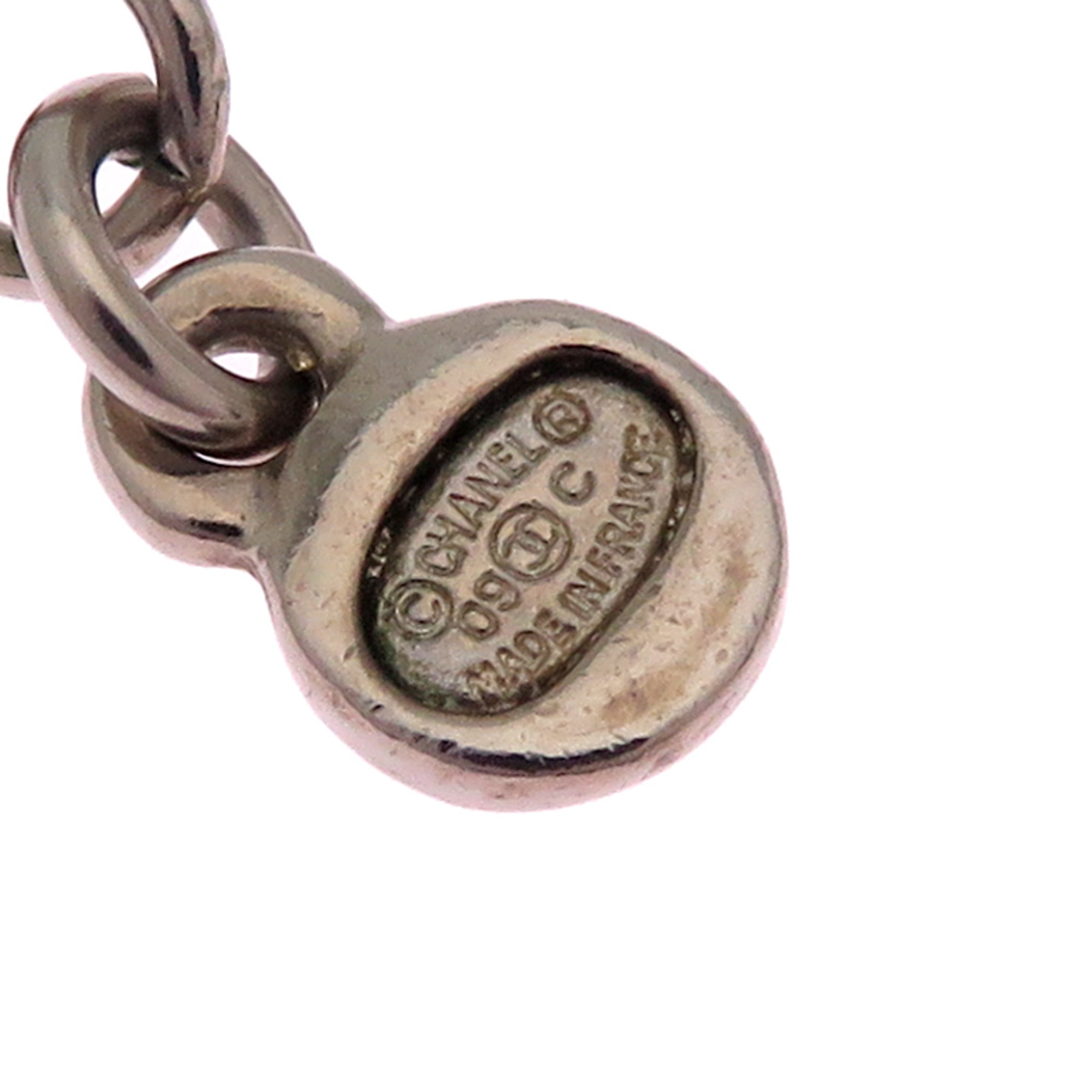 CC Logo Pendant Necklace Metal