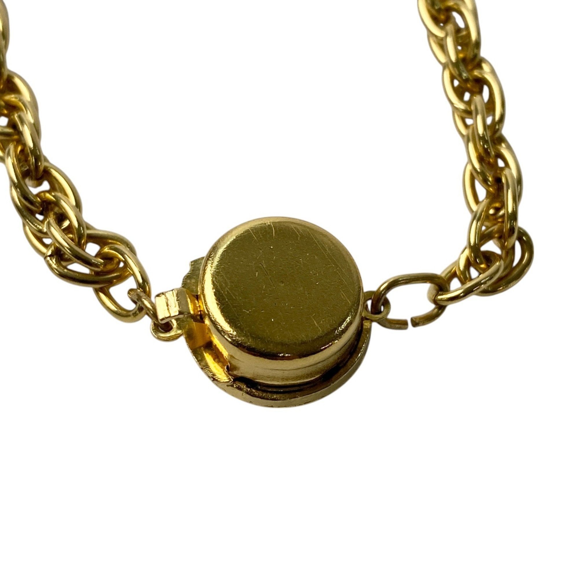 CC Logo Pendant Necklace Metal