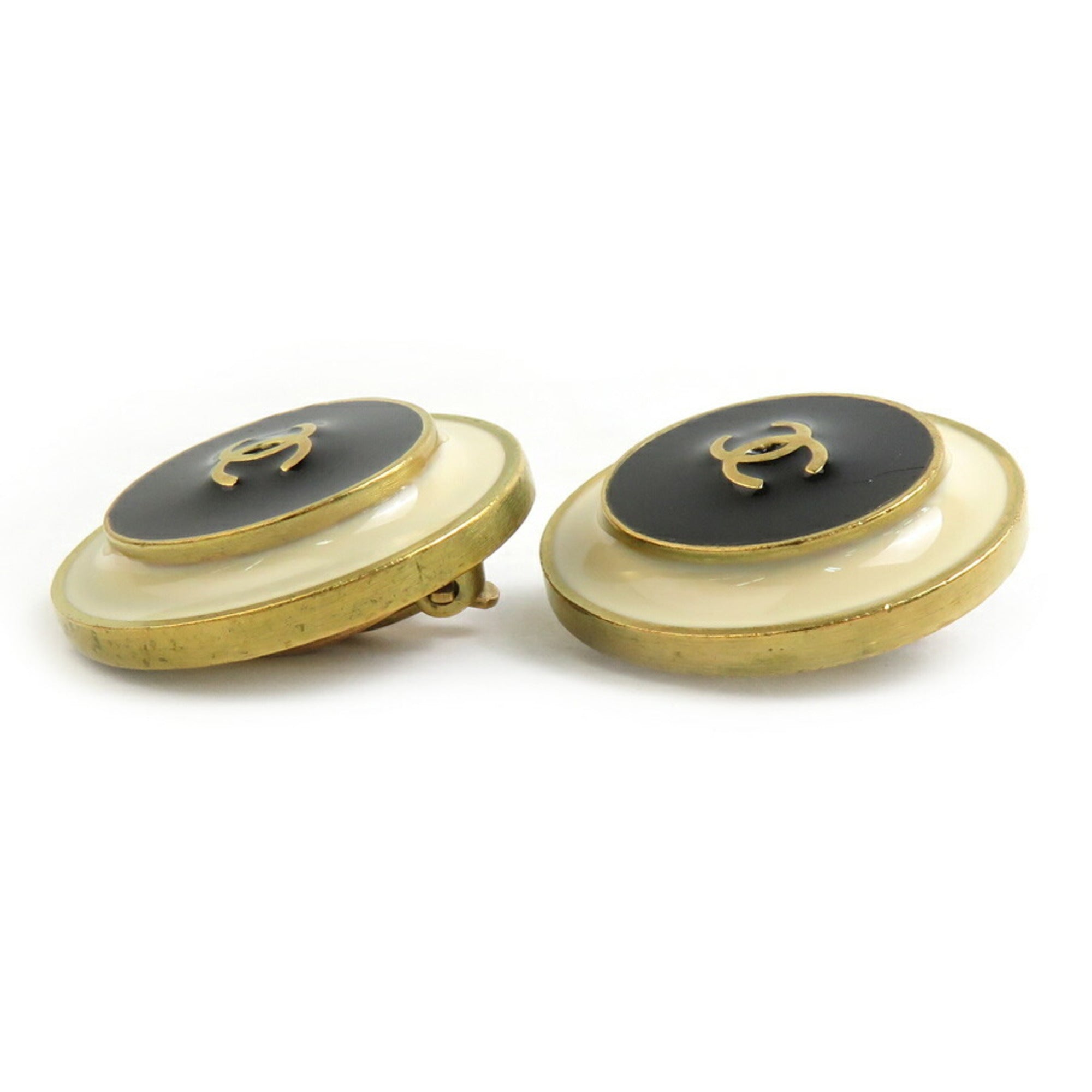 Earrings Gold-Tone Metal