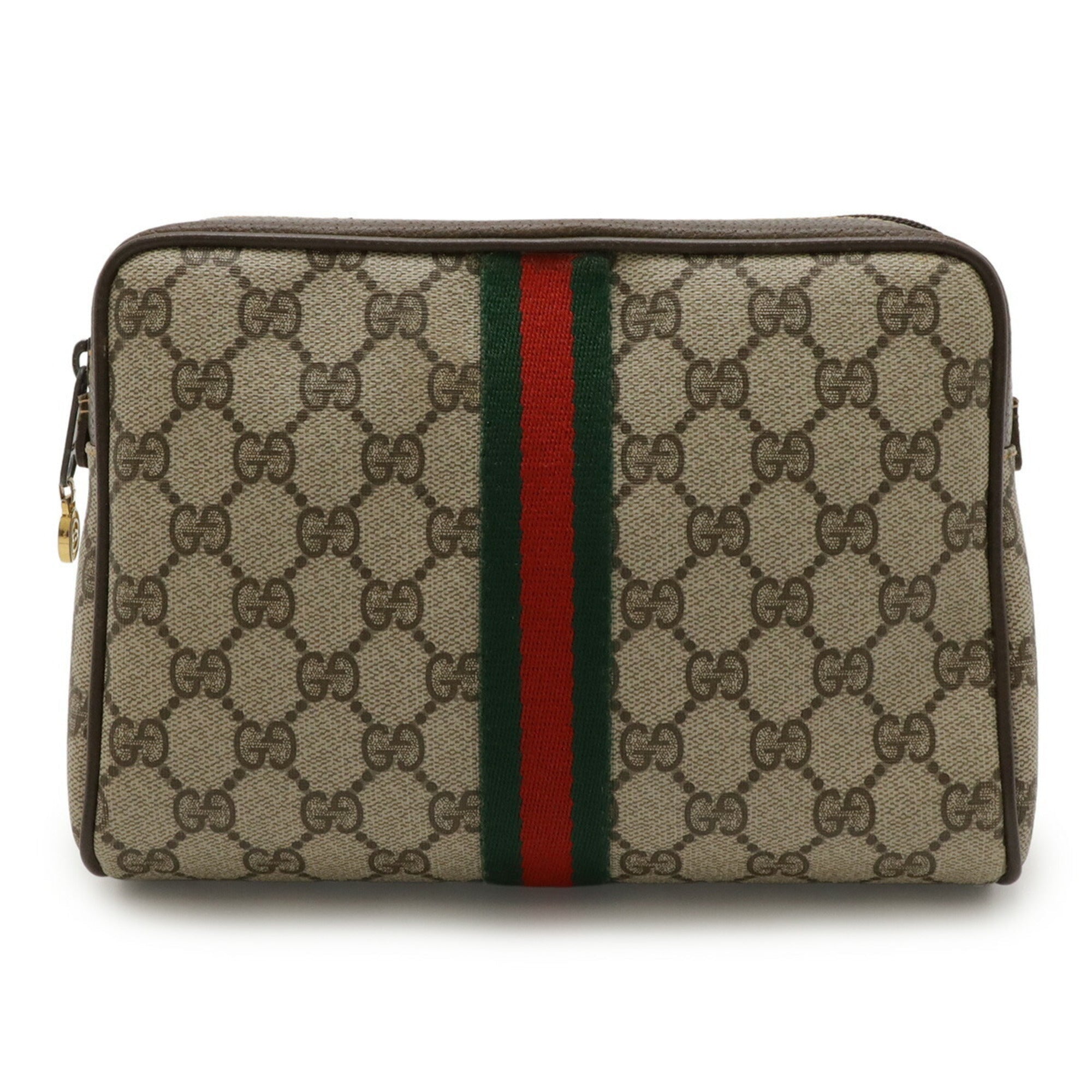 Vintage Web Crossbody Bag GG Coated Canvas Small