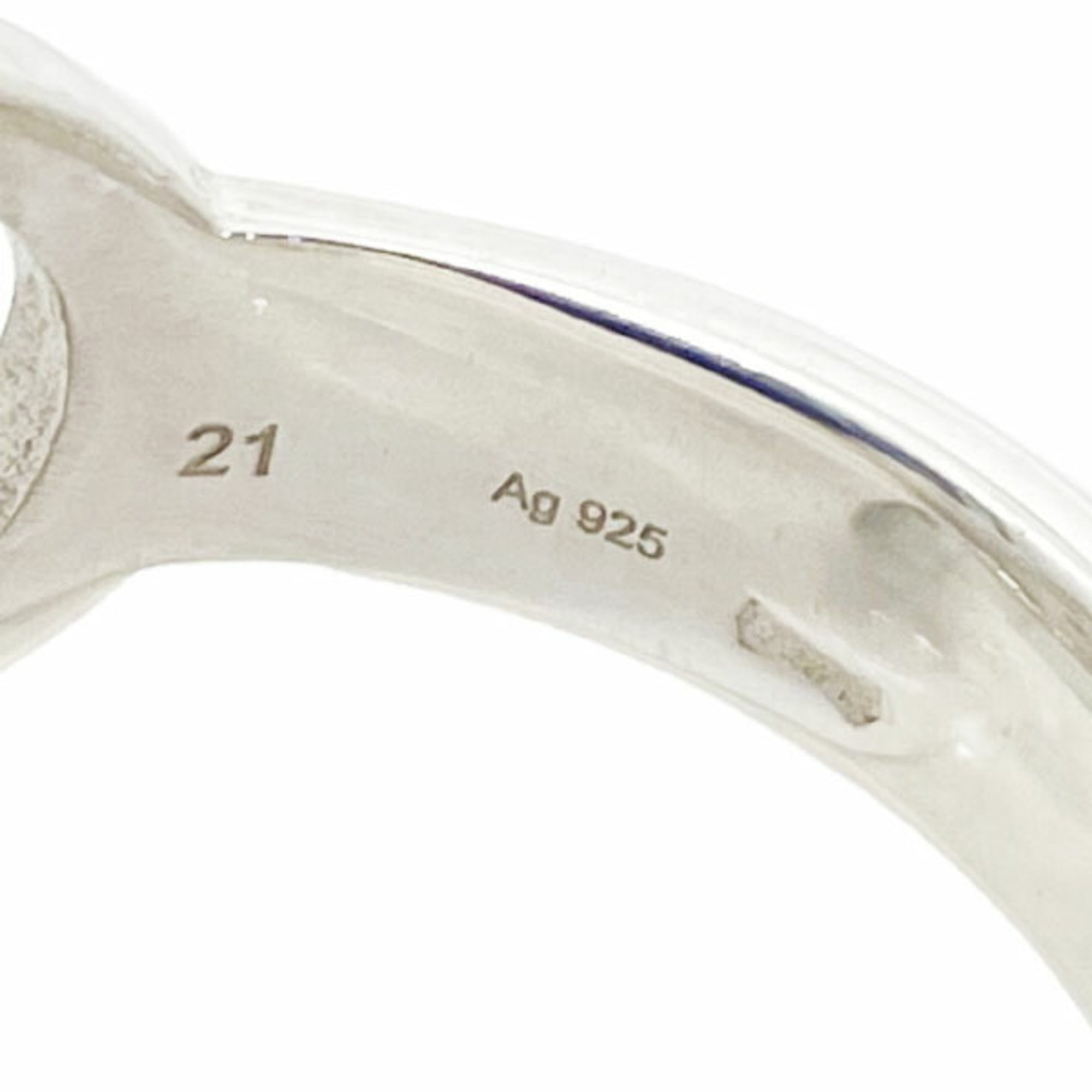 Interlocking G Band Ring Sterling Silver