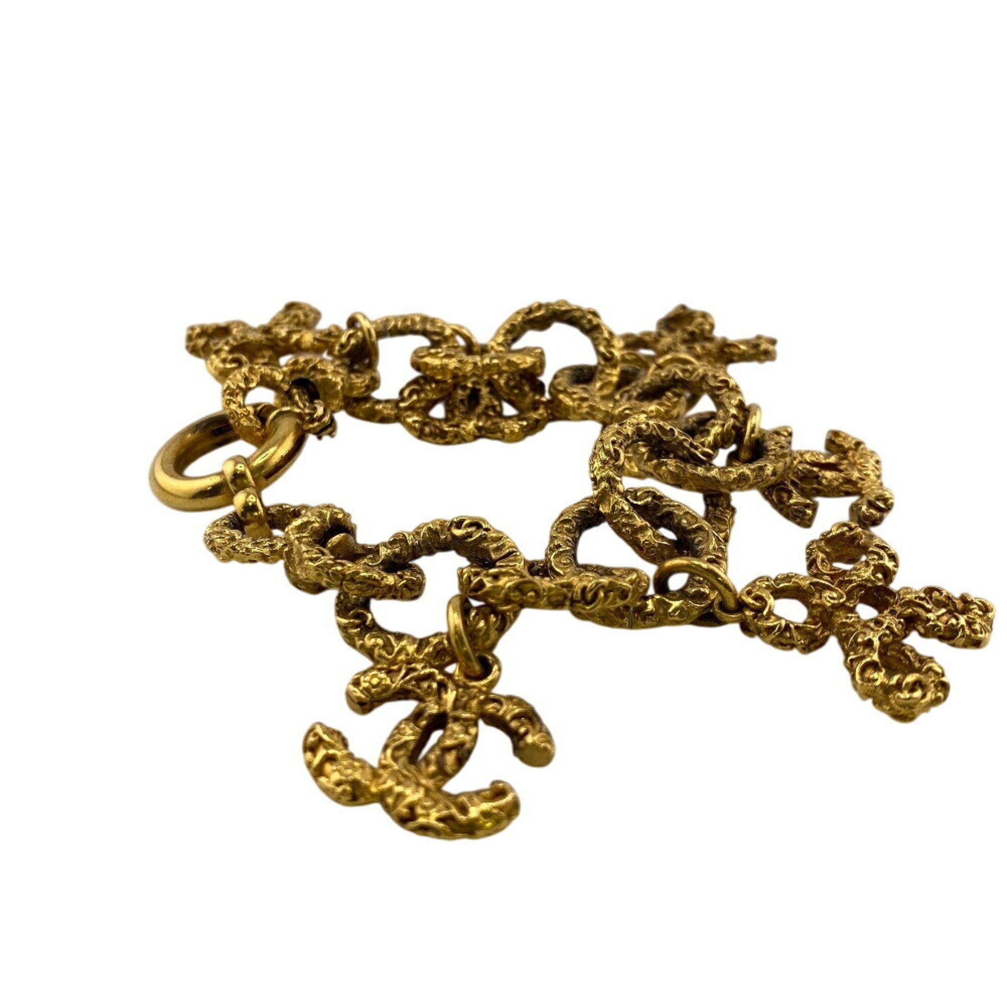 Clover Lava Ankle Bracelet Gold with Rice