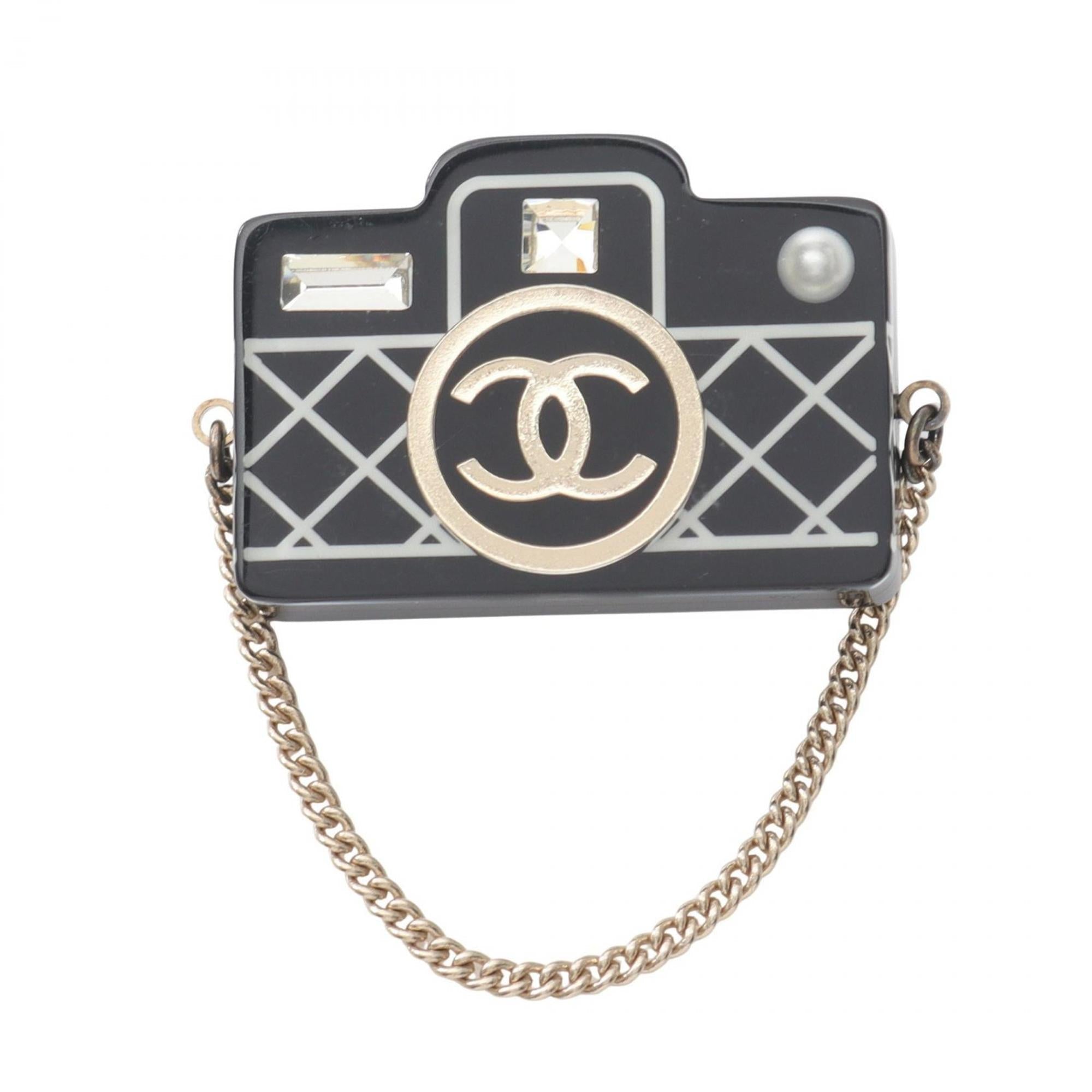 CC Logo Brooch Metal