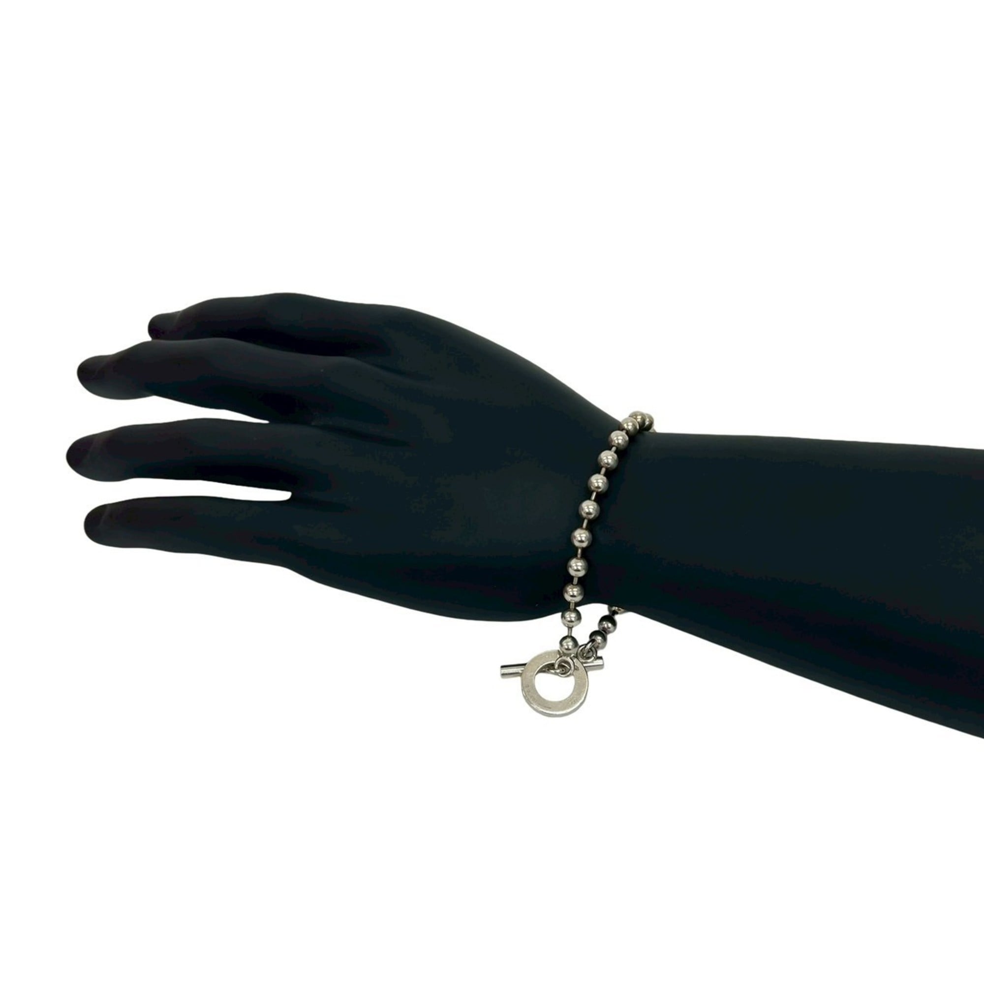 Engraved Ball Chain Bracelet Sterling Silver