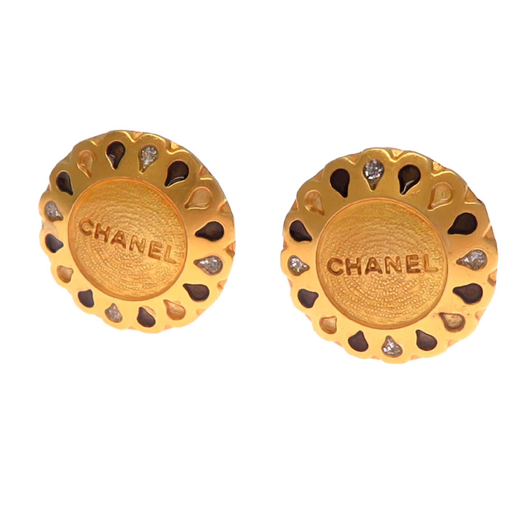 Logo Clip-On Earrings Metal