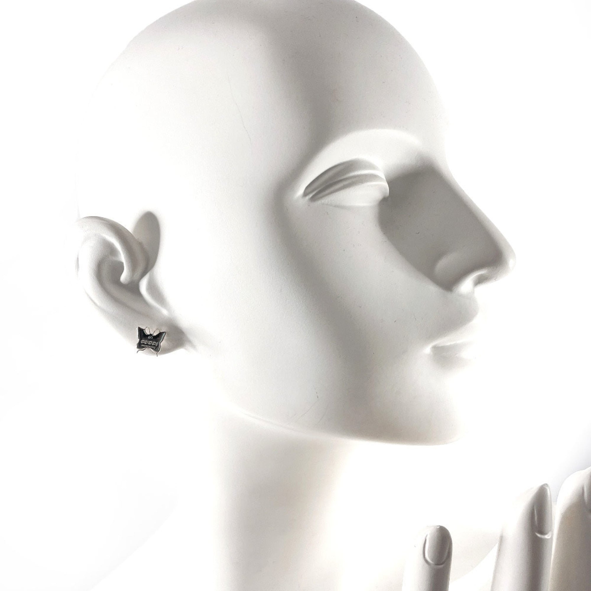 Earrings Sterling Silver and 14K White Gold