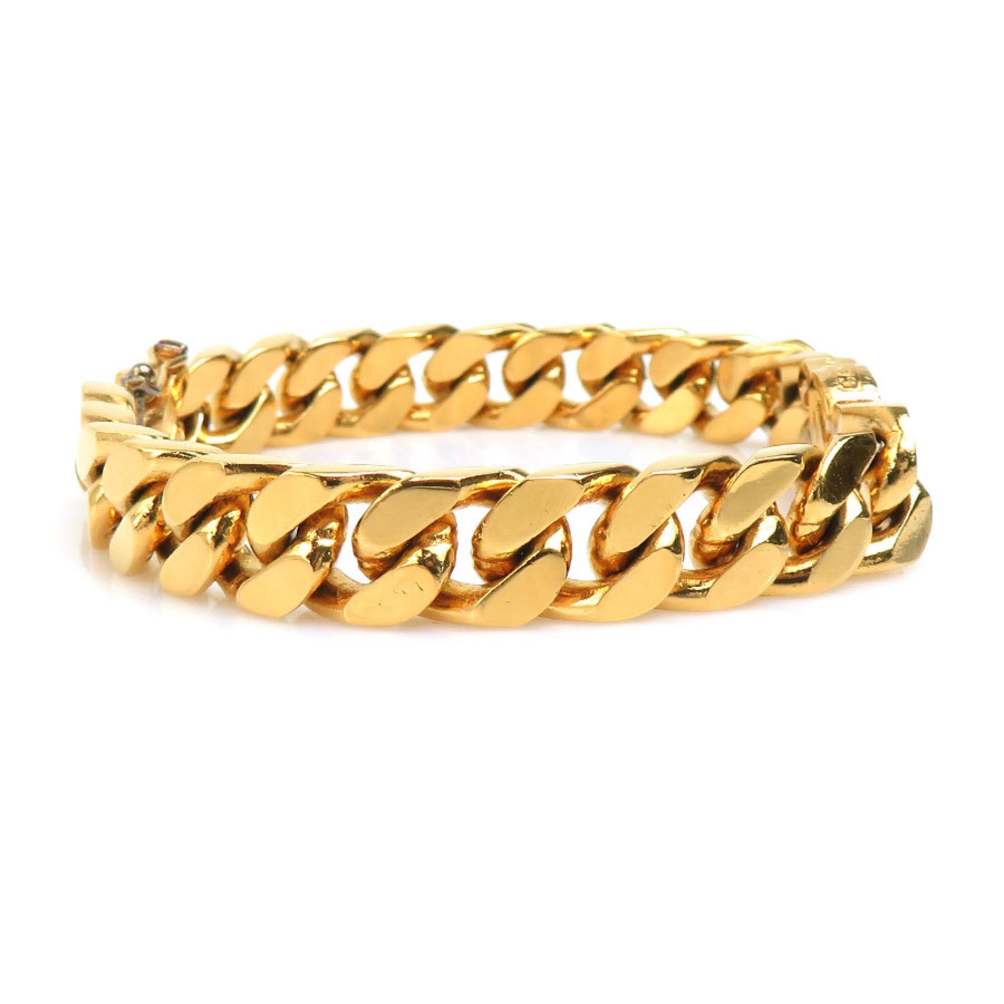 CC Logo Bracelet Gold-Tone Metal