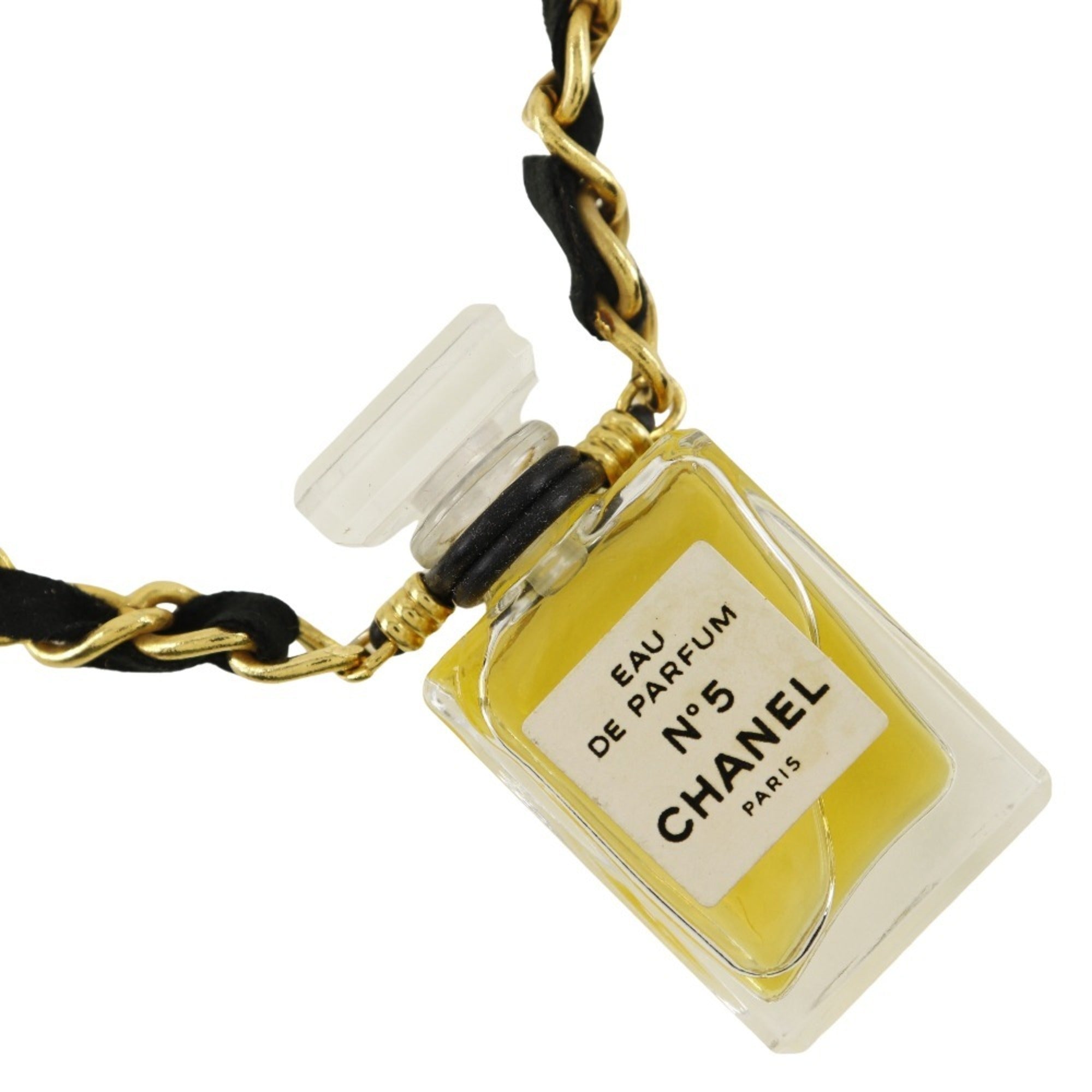 Perfume Bottle Pendant Necklace Metal