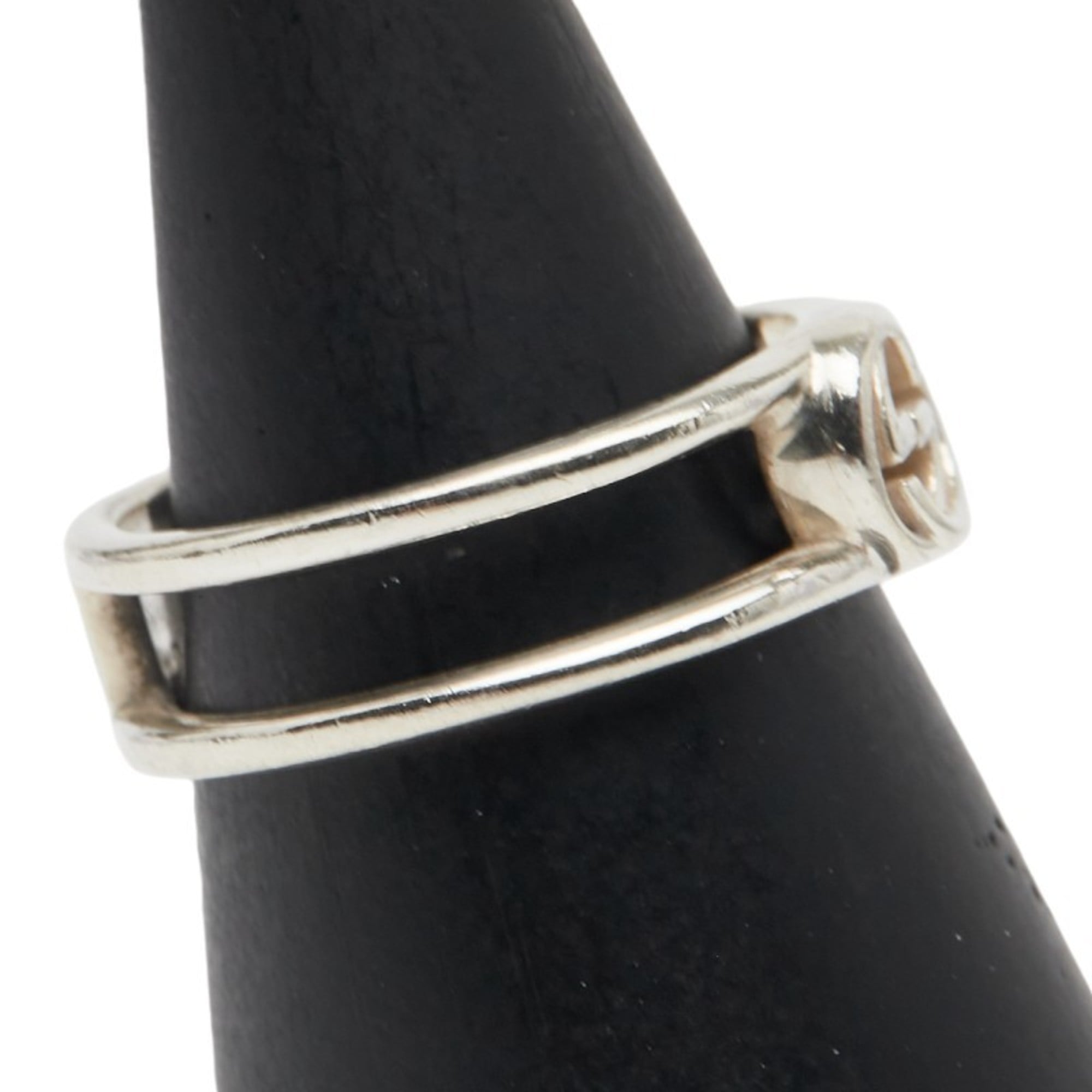 Interlocking G Ring Sterling Silver