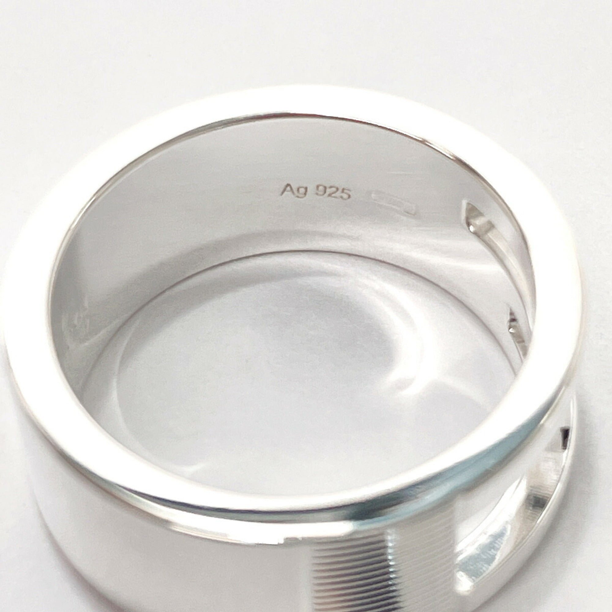 Cutout G Ring Sterling Silver