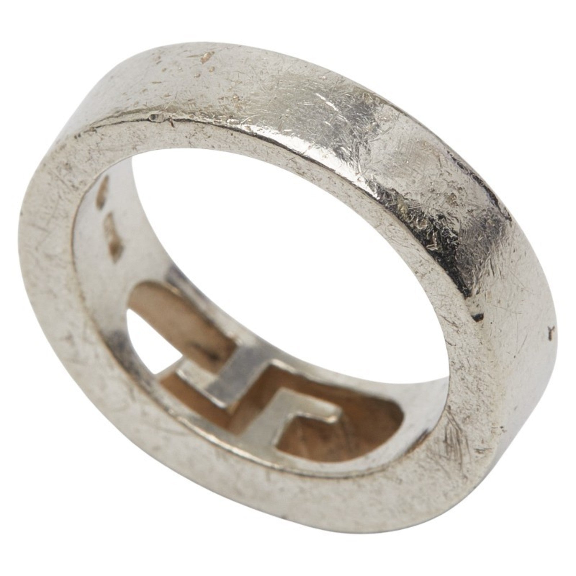 Double G Band Ring Sterling Silver