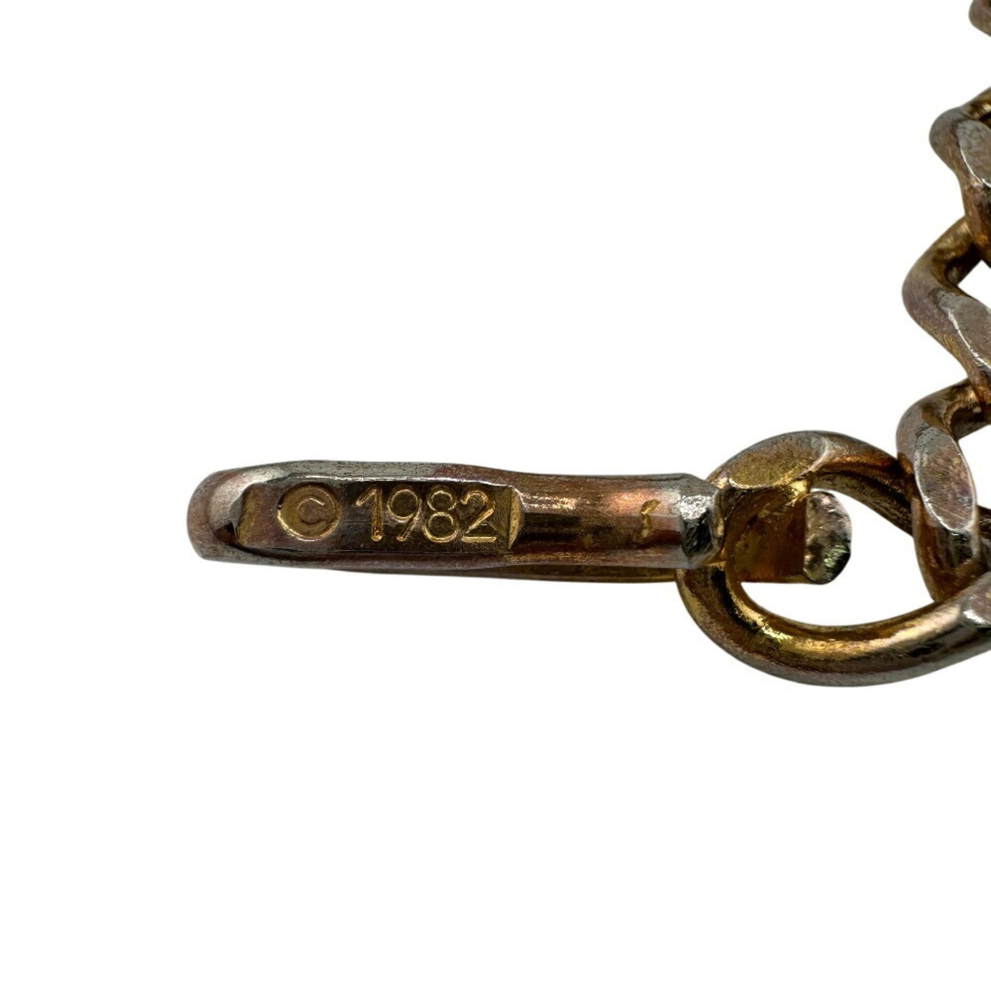 CC Logo Chain Pendant Necklace Metal