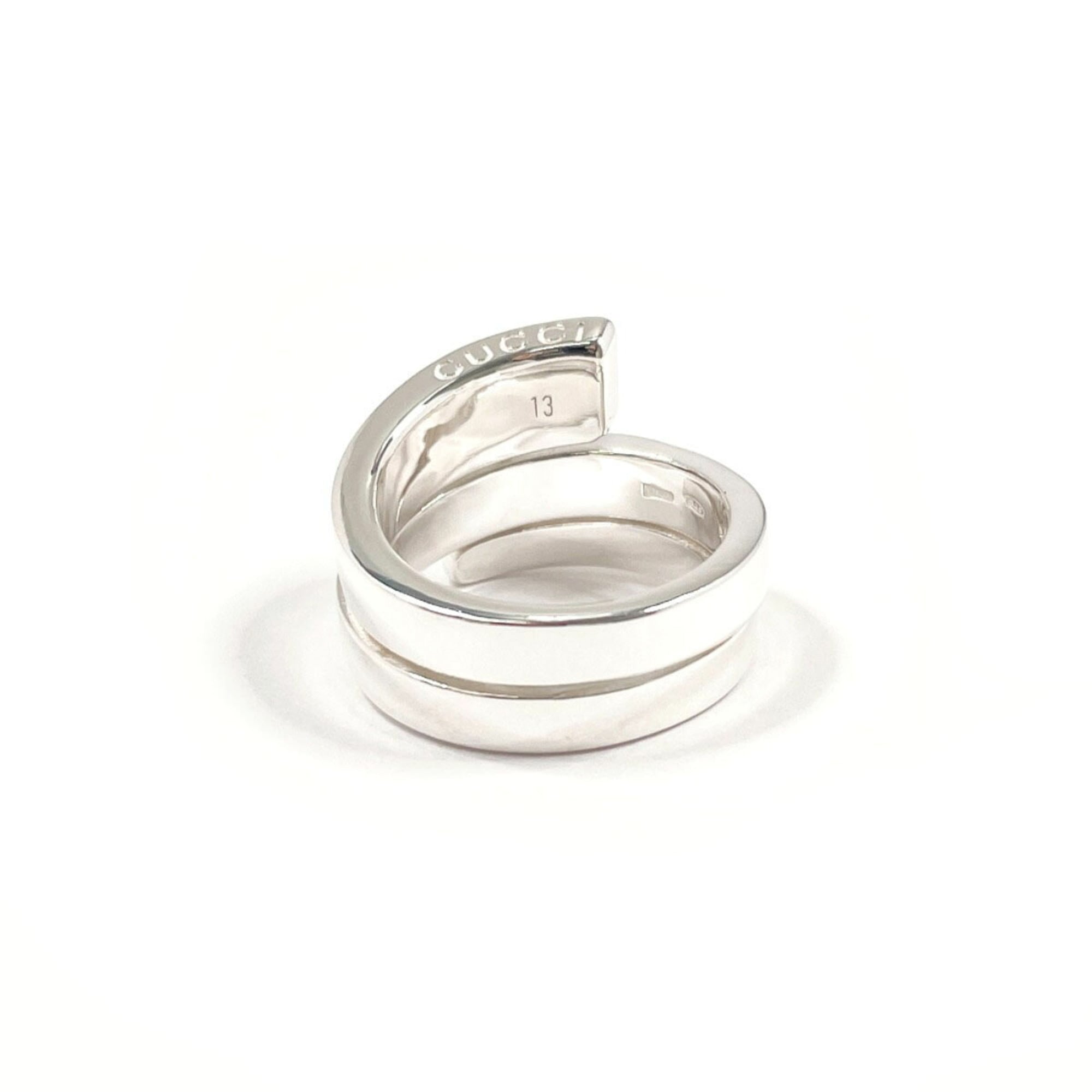 Spiral G Snake Ring Sterling Silver