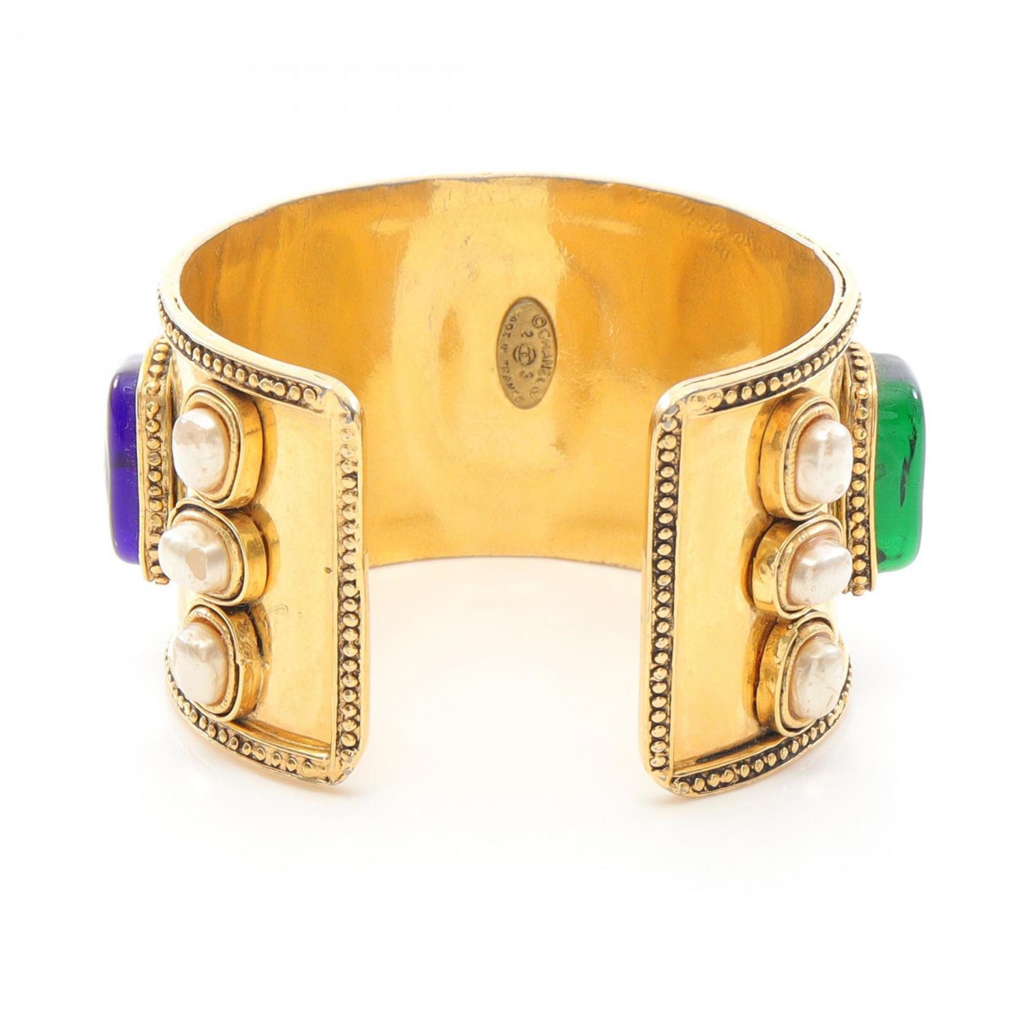 Bracelet Gold Multicolor with Rhinestone