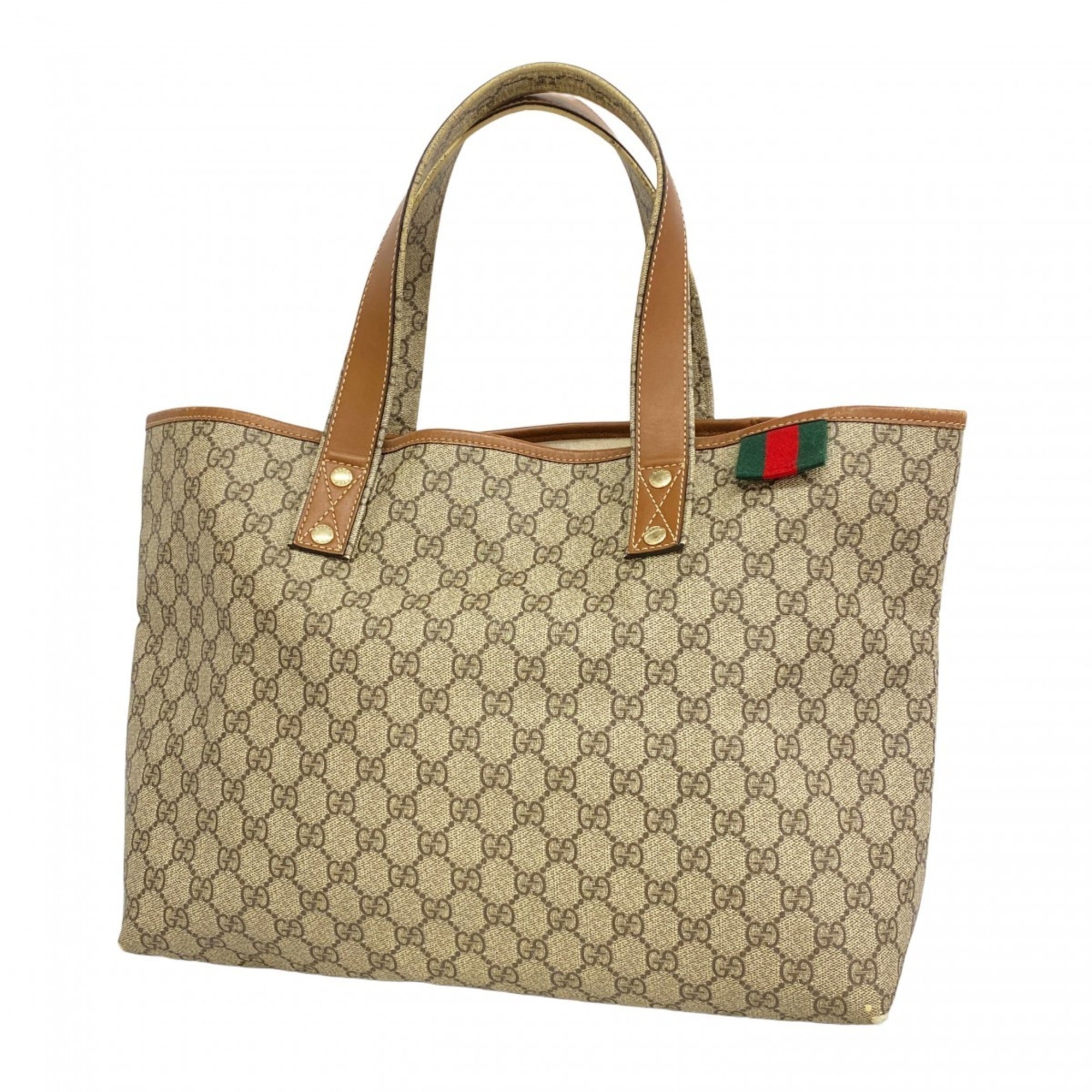 Web Loop Tote GG Coated Canvas Medium
