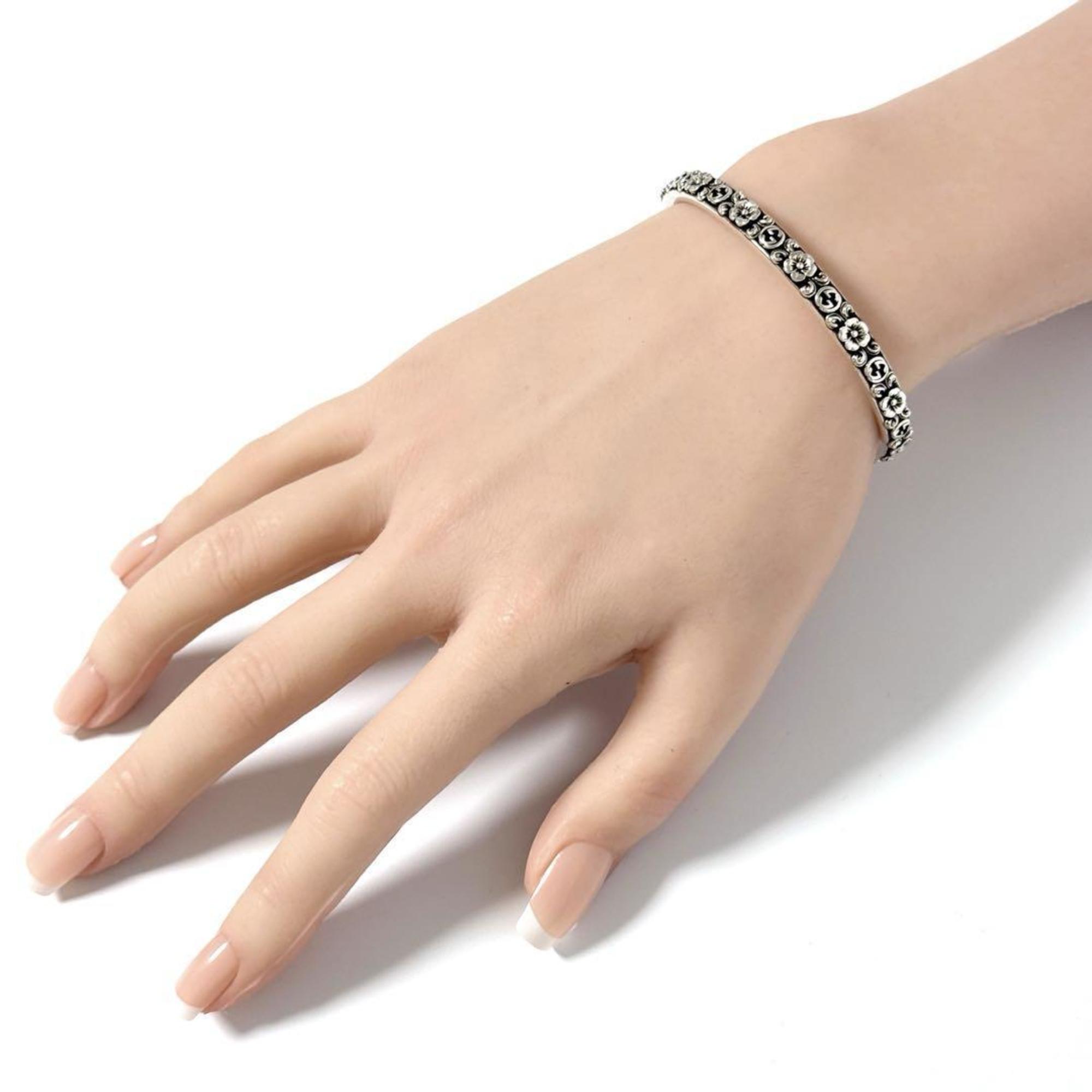 Floral Bracelet Sterling Silver