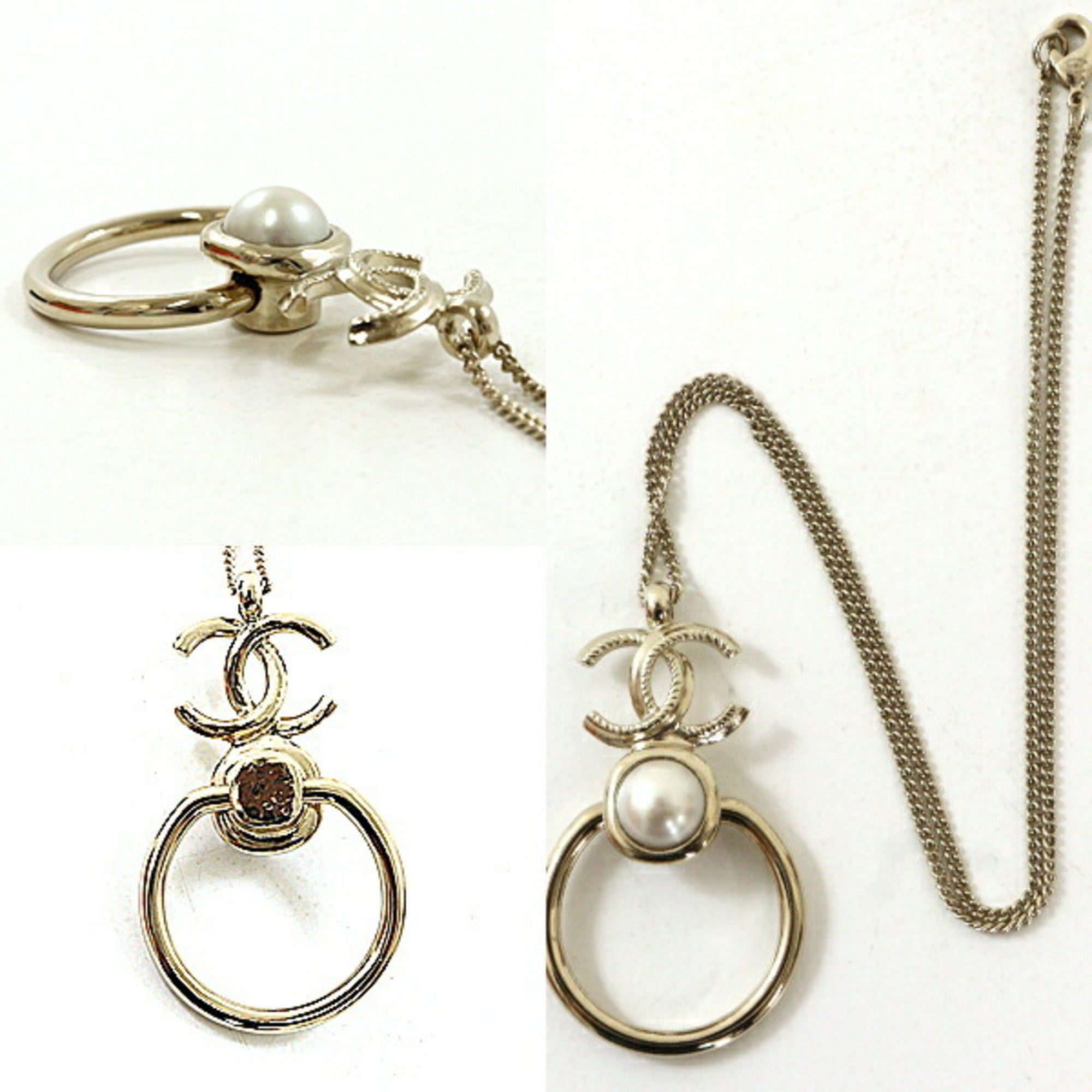 Pendant Necklace Brass Light Gold