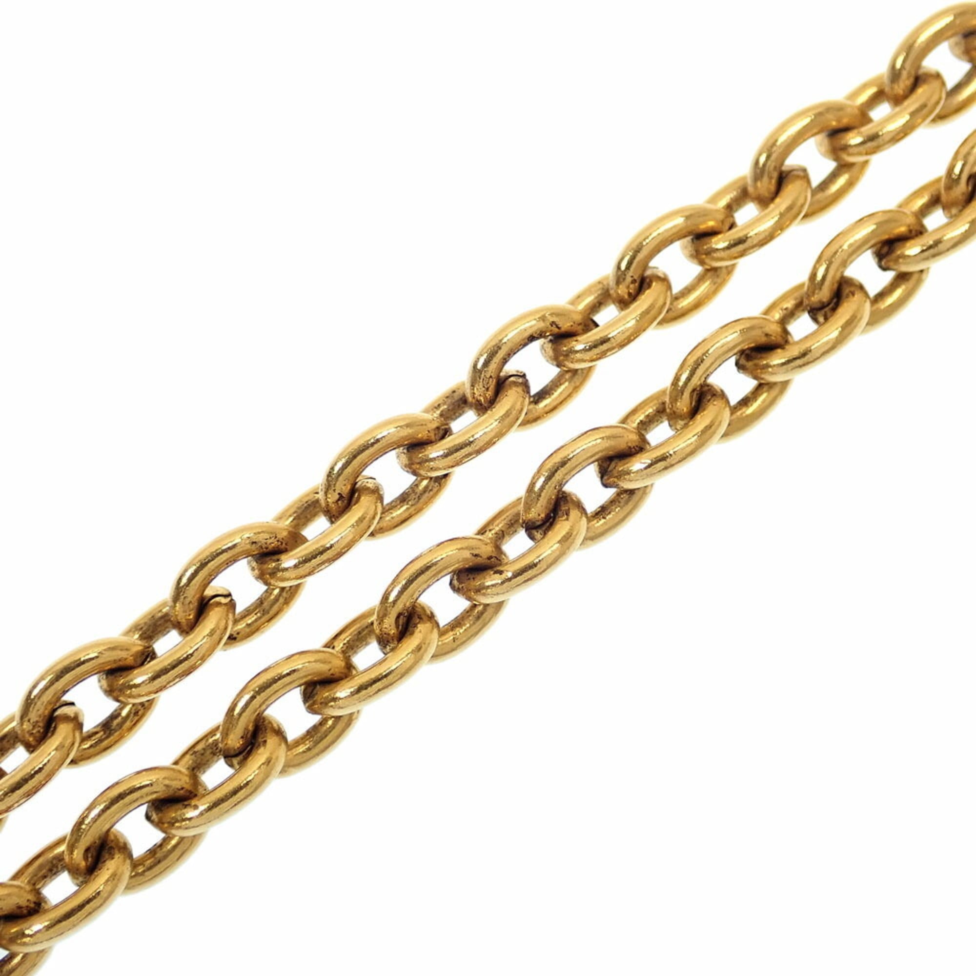 CC Logo Pendant Necklace Metal