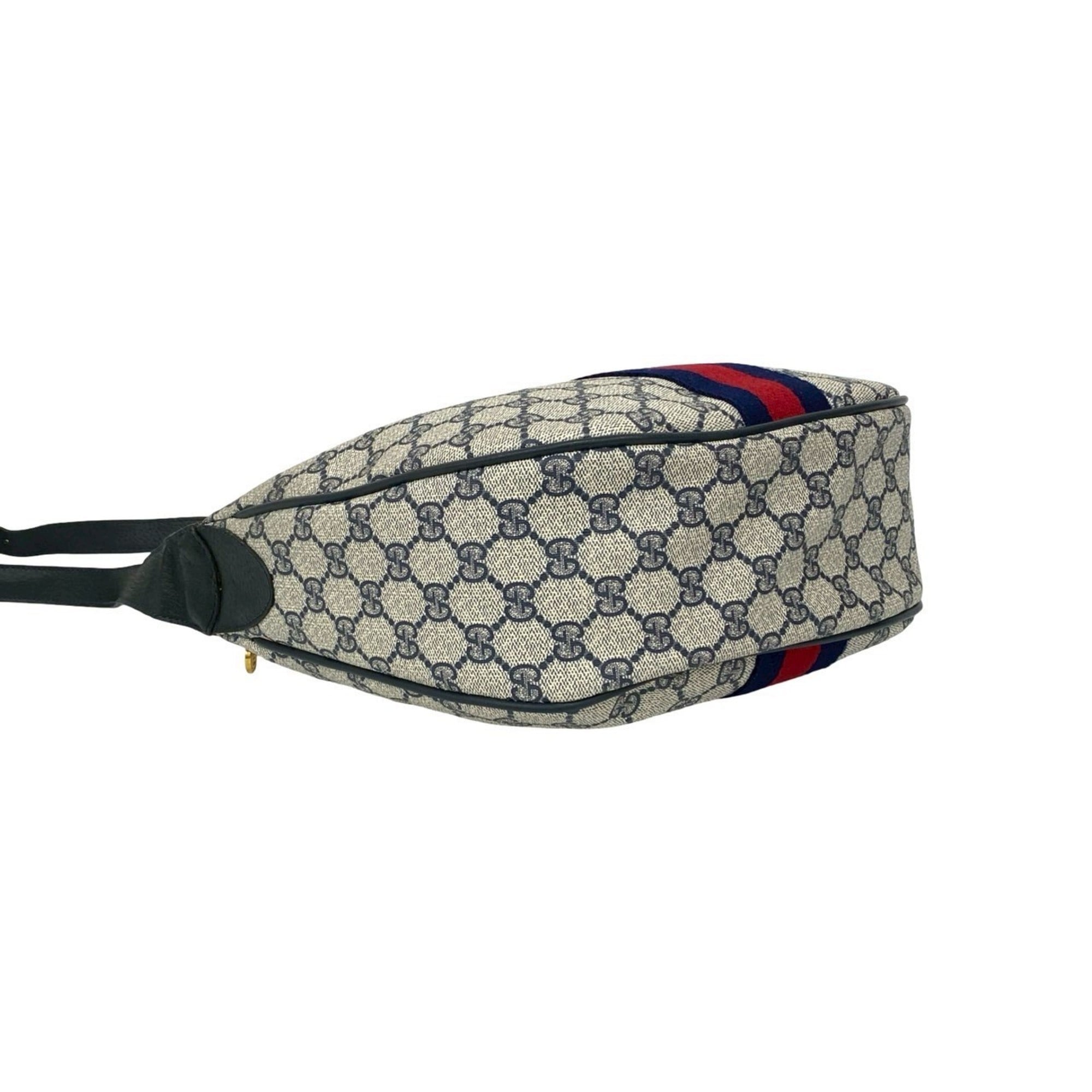 Ophidia Half Moon Hobo GG Coated Canvas Small