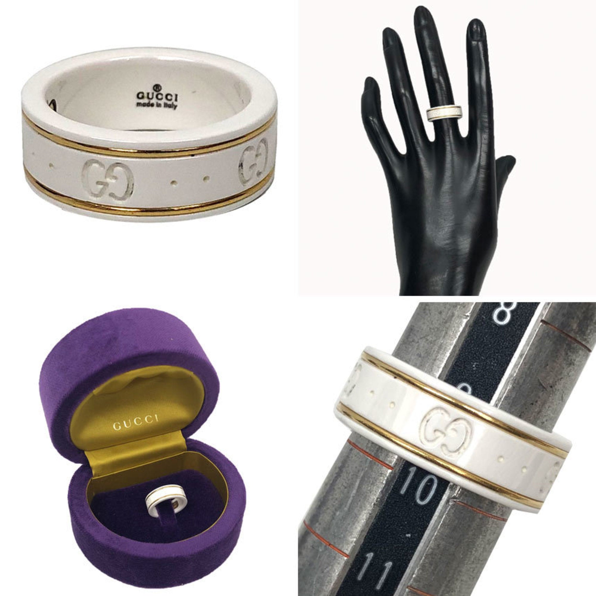 Icon Band Ring Yellow Gold
