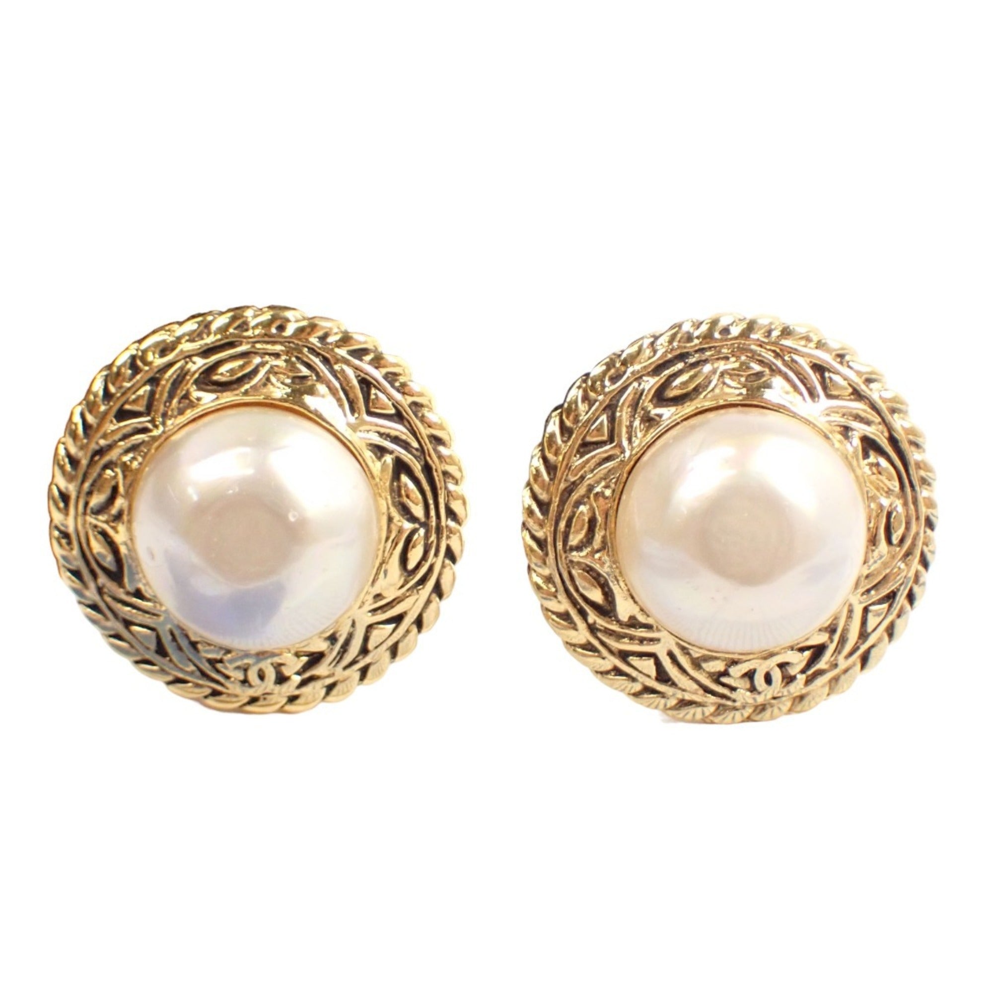 Earrings Gold-Tone Metal