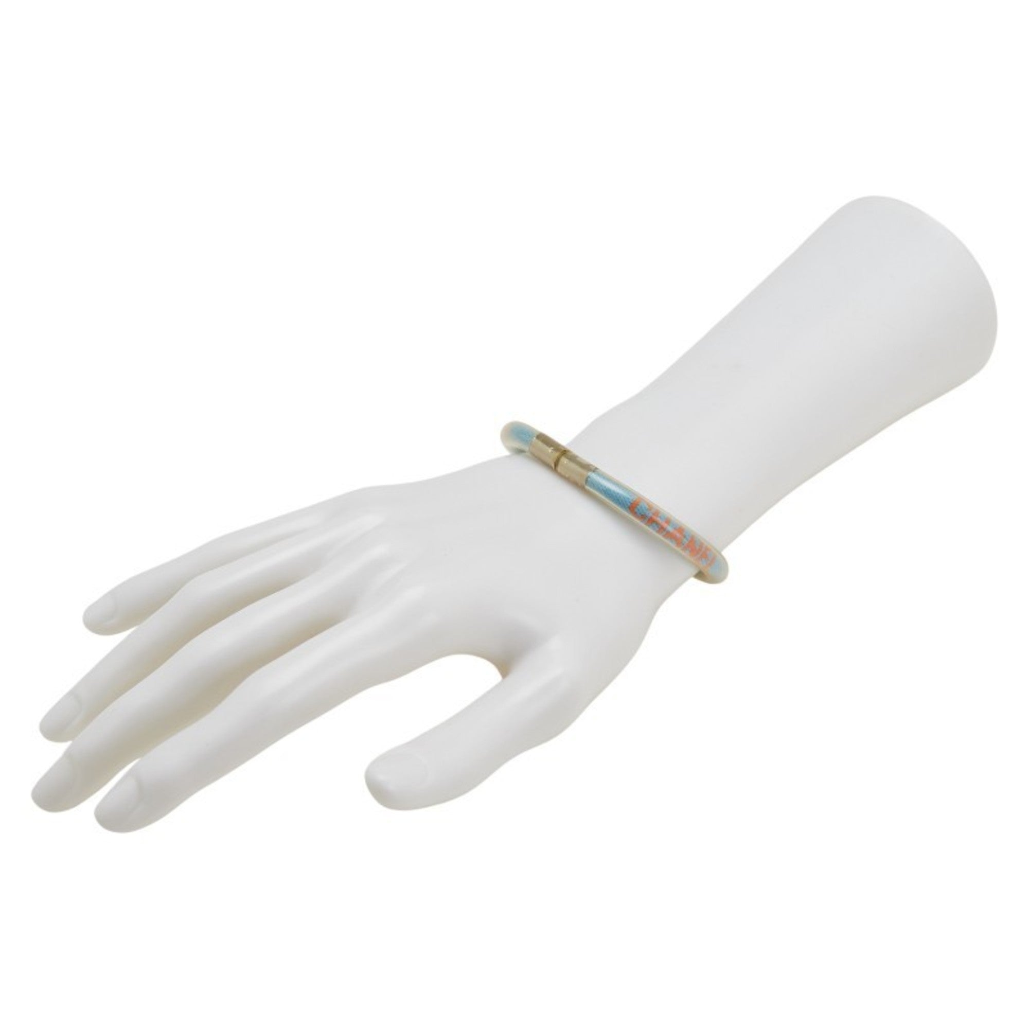 Bracelet Vinyl Blue and Gold