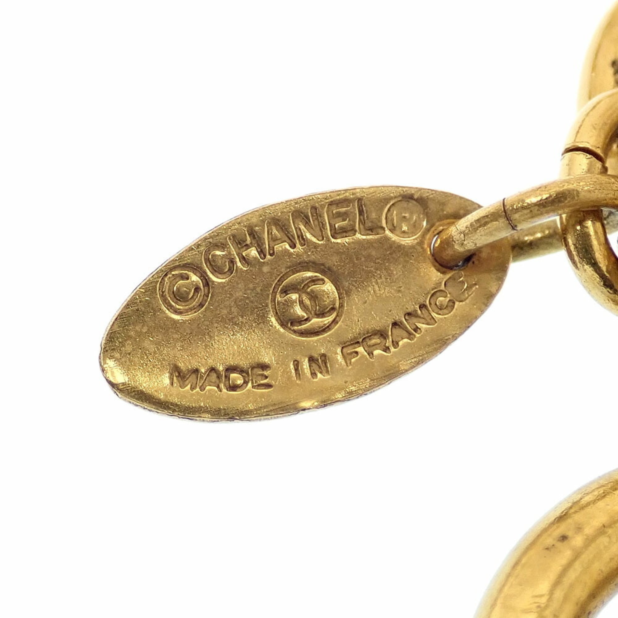 CC Logo Pendant Necklace Metal
