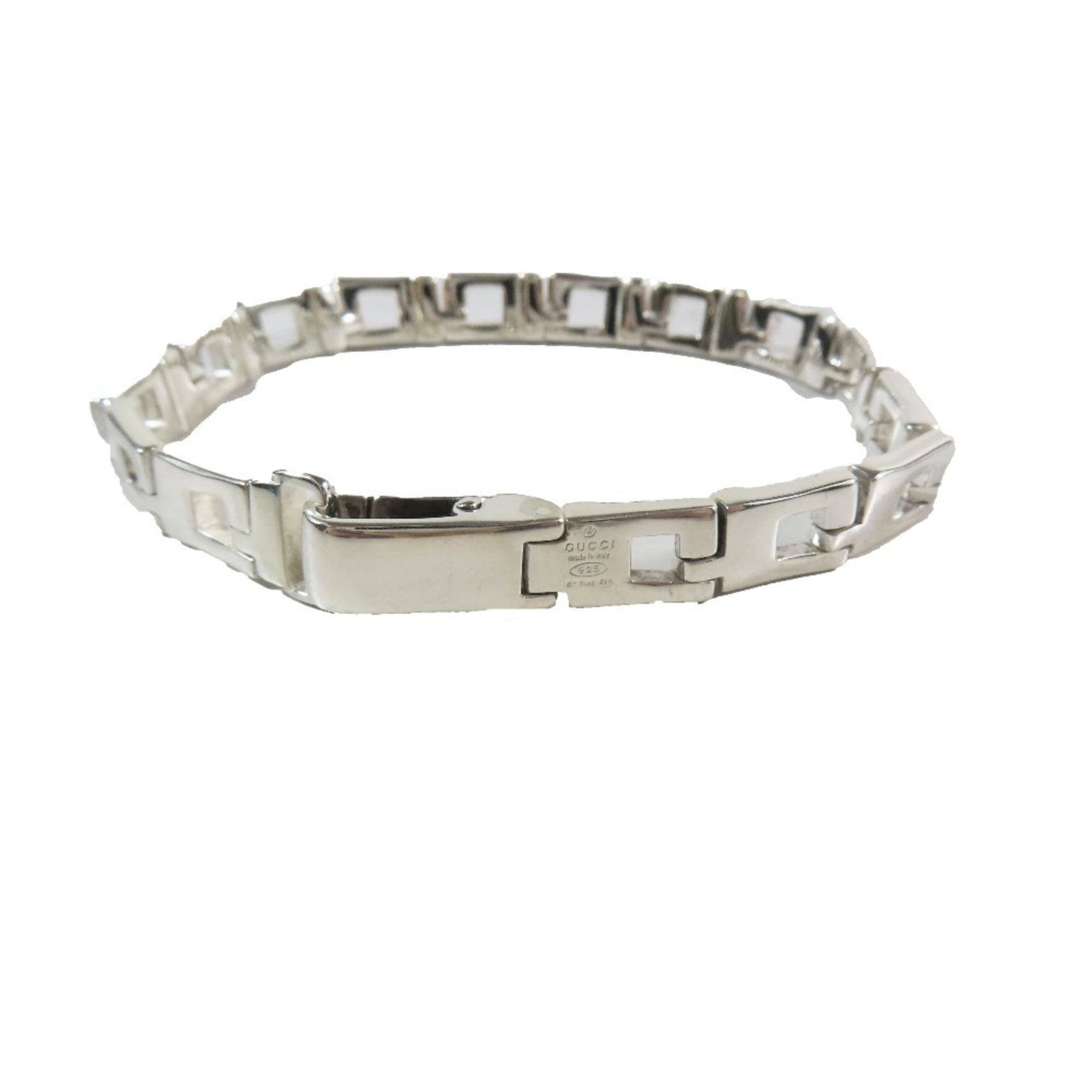 G Charm Bracelet Sterling Silver