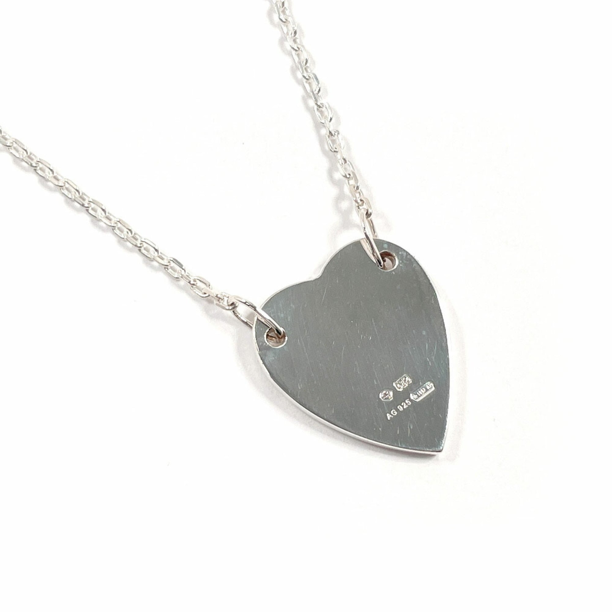 Trademark Heart Pendant Necklace Sterling Silver