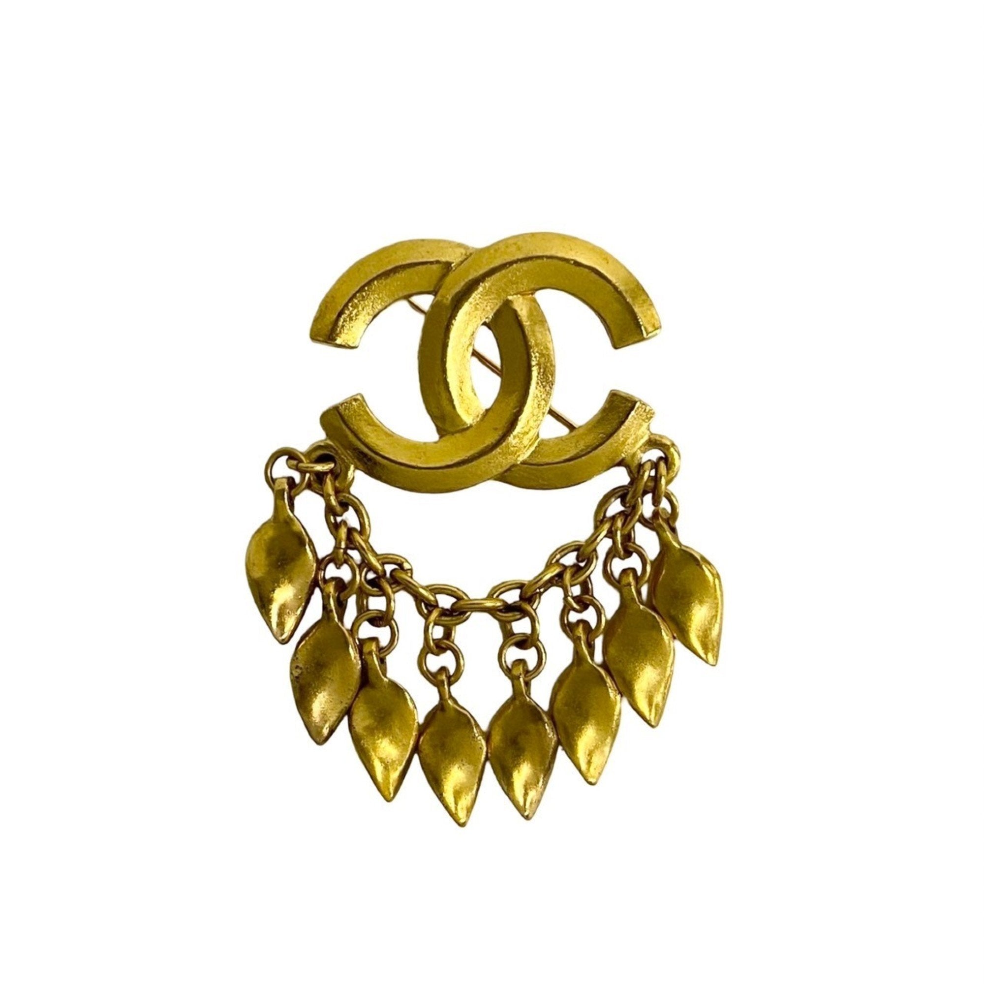 CC Logo Brooch Metal