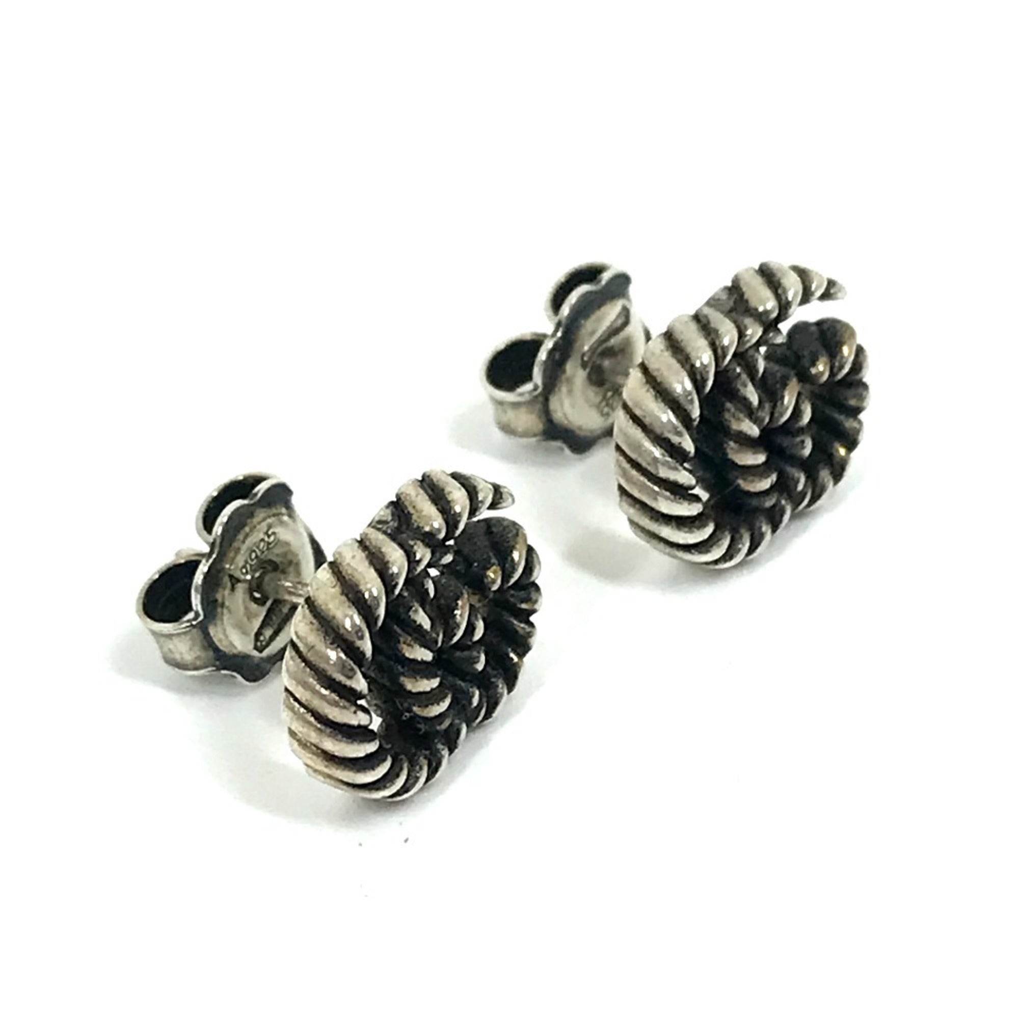 Earrings Logo Sterling Silver