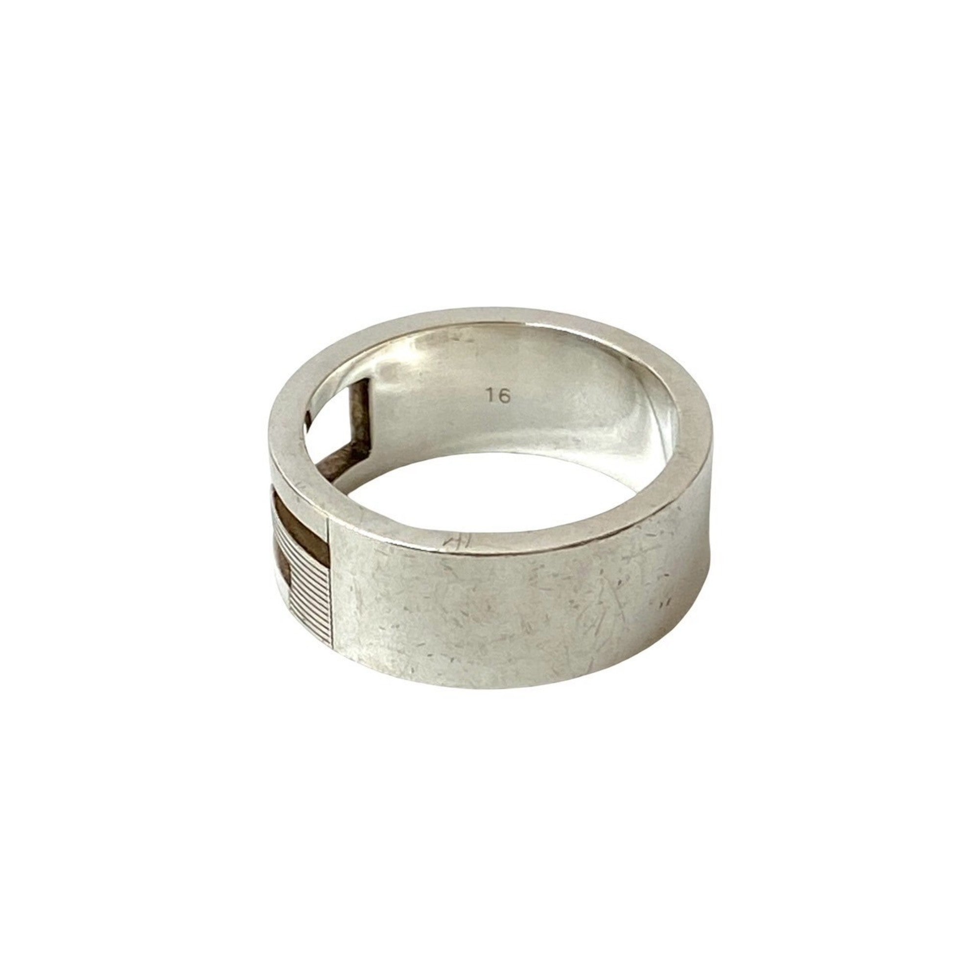 Square G Ring Sterling Silver