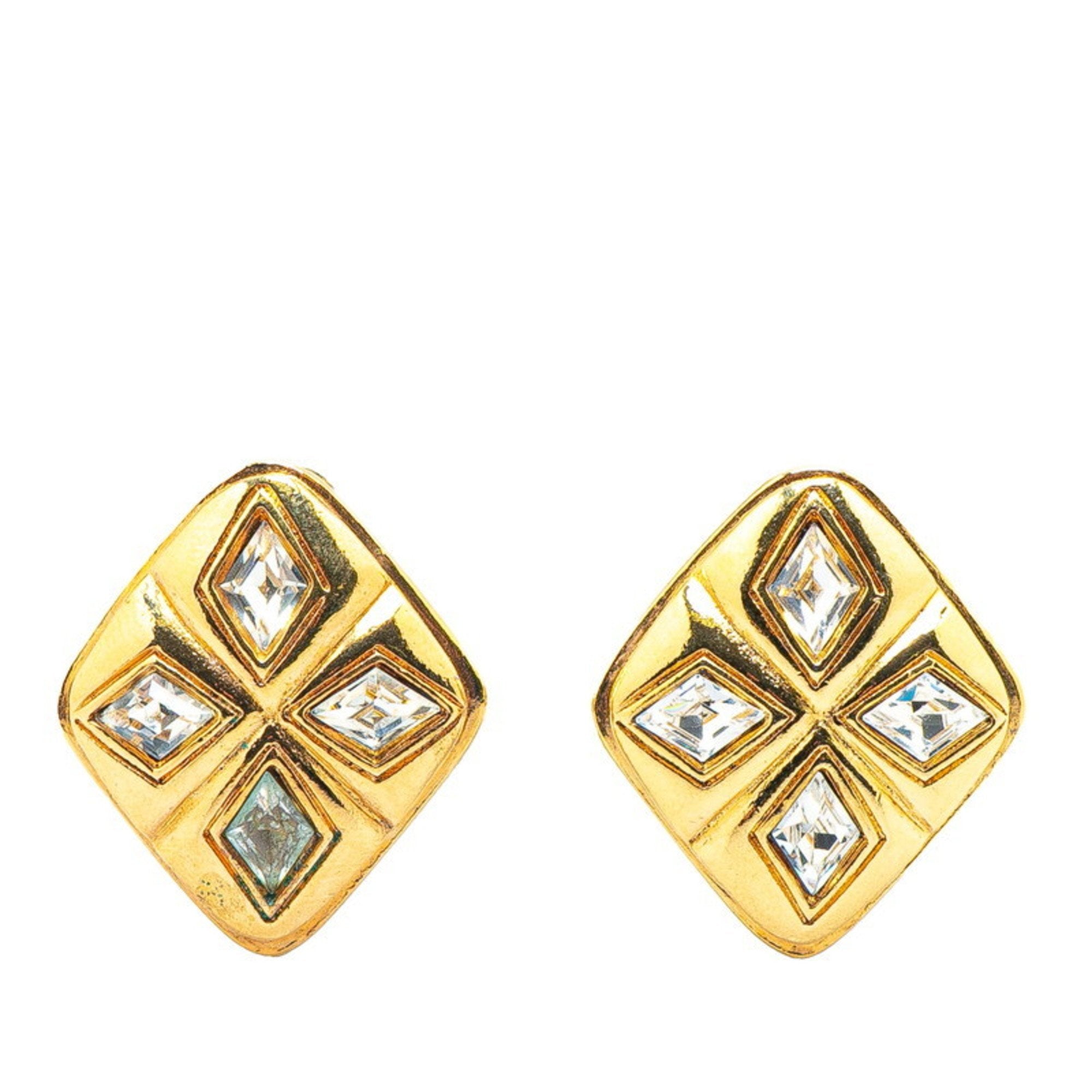 Clip-On Earrings Clip-On Gold-Tone Metal