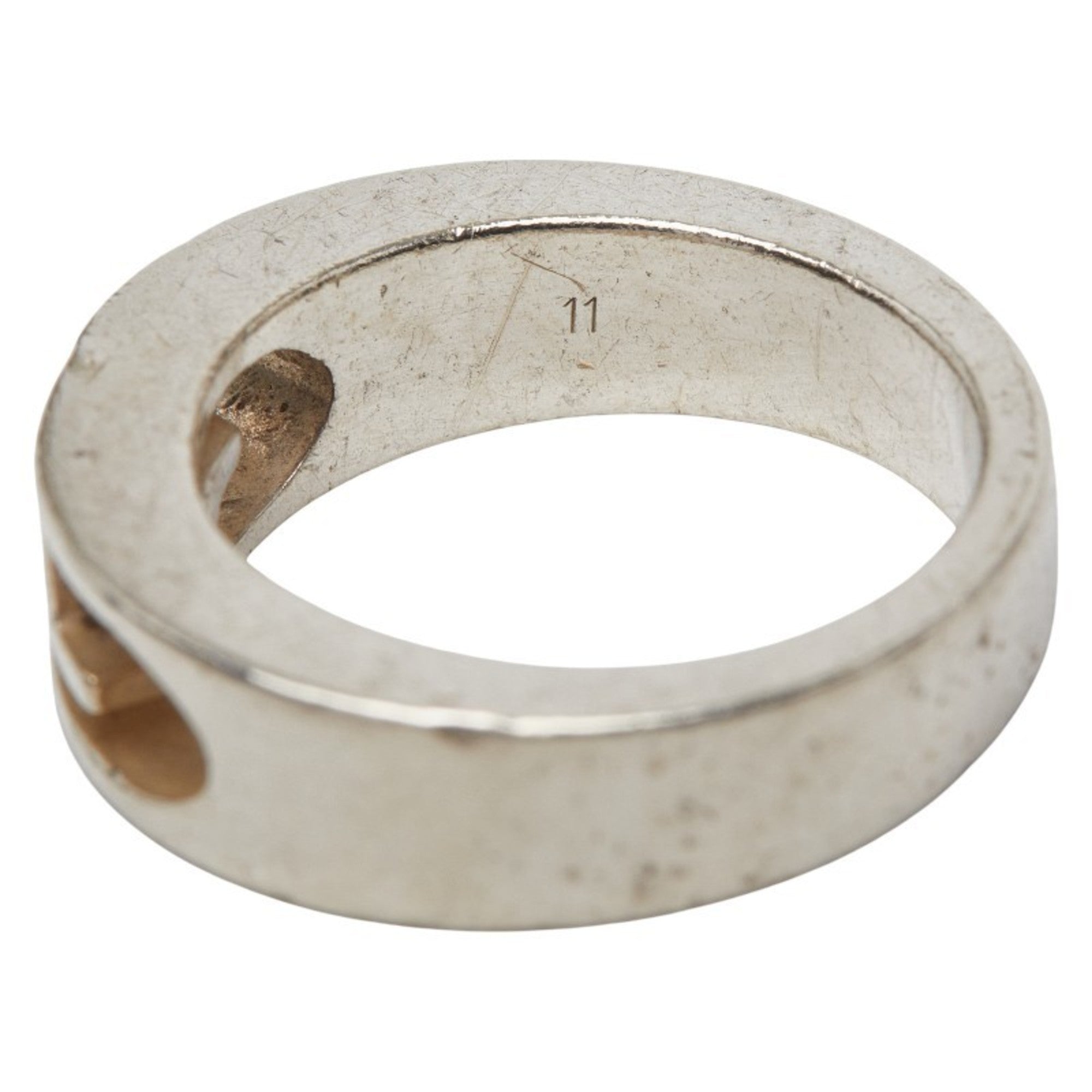 Double G Band Ring Sterling Silver