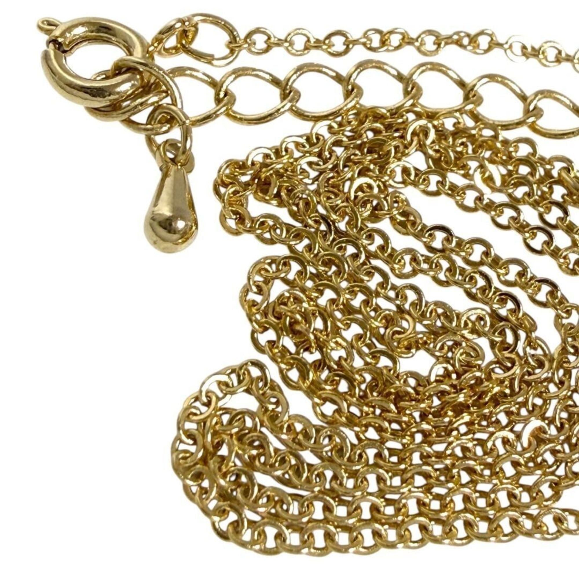 Pendant Necklace Metal and 18K Yellow Gold