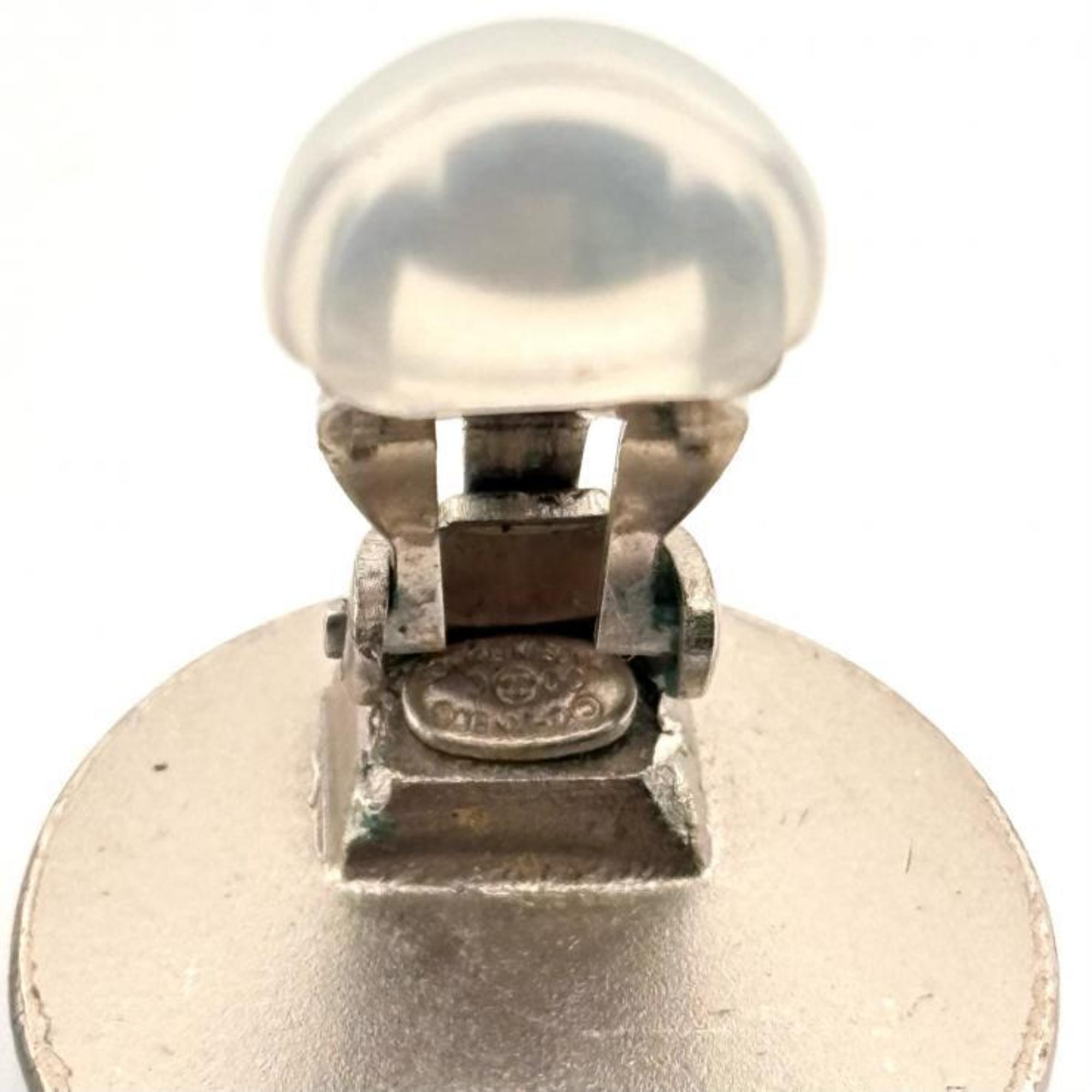 CC Logo Clip-On Earrings Metal