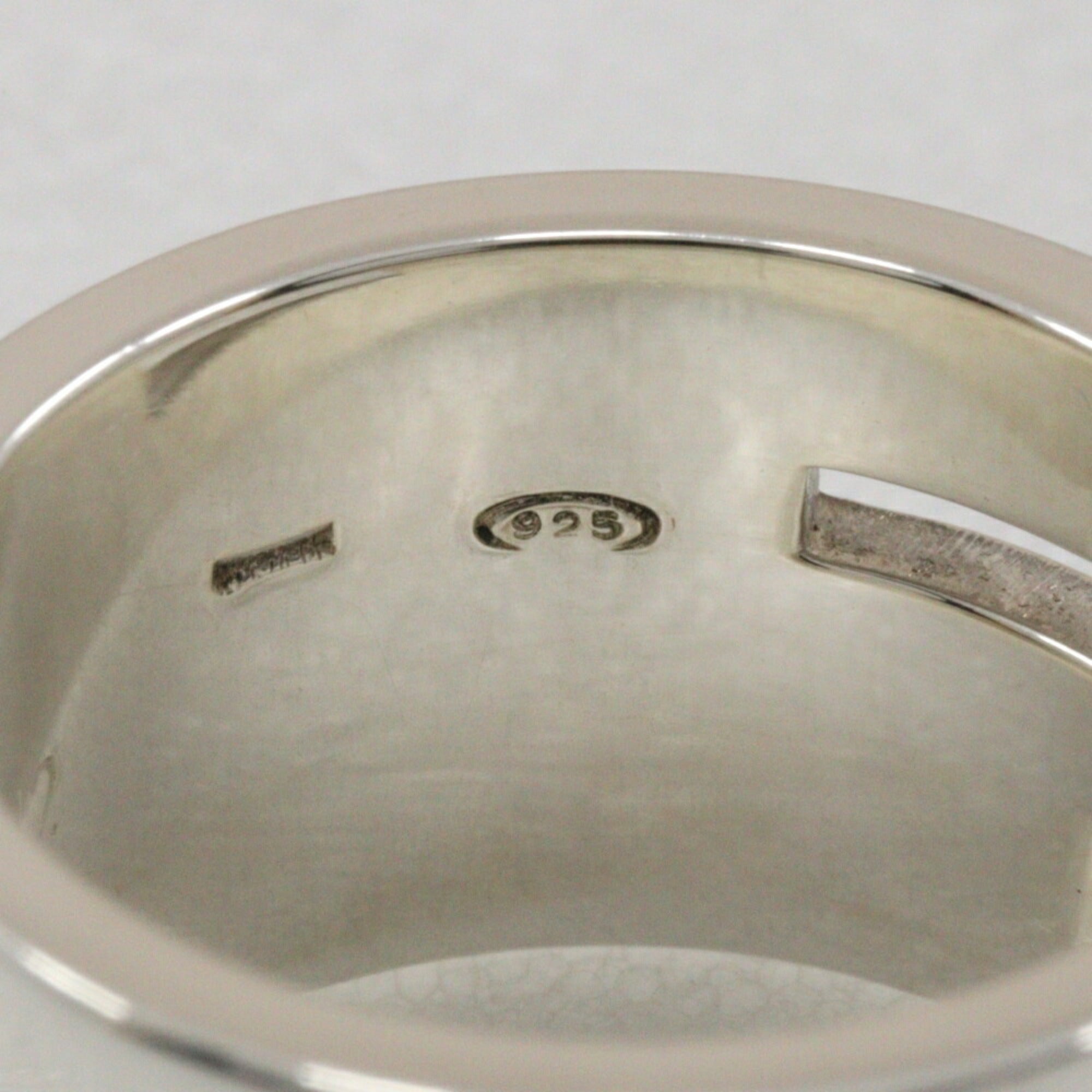 Wide Band Ring Sterling Silver