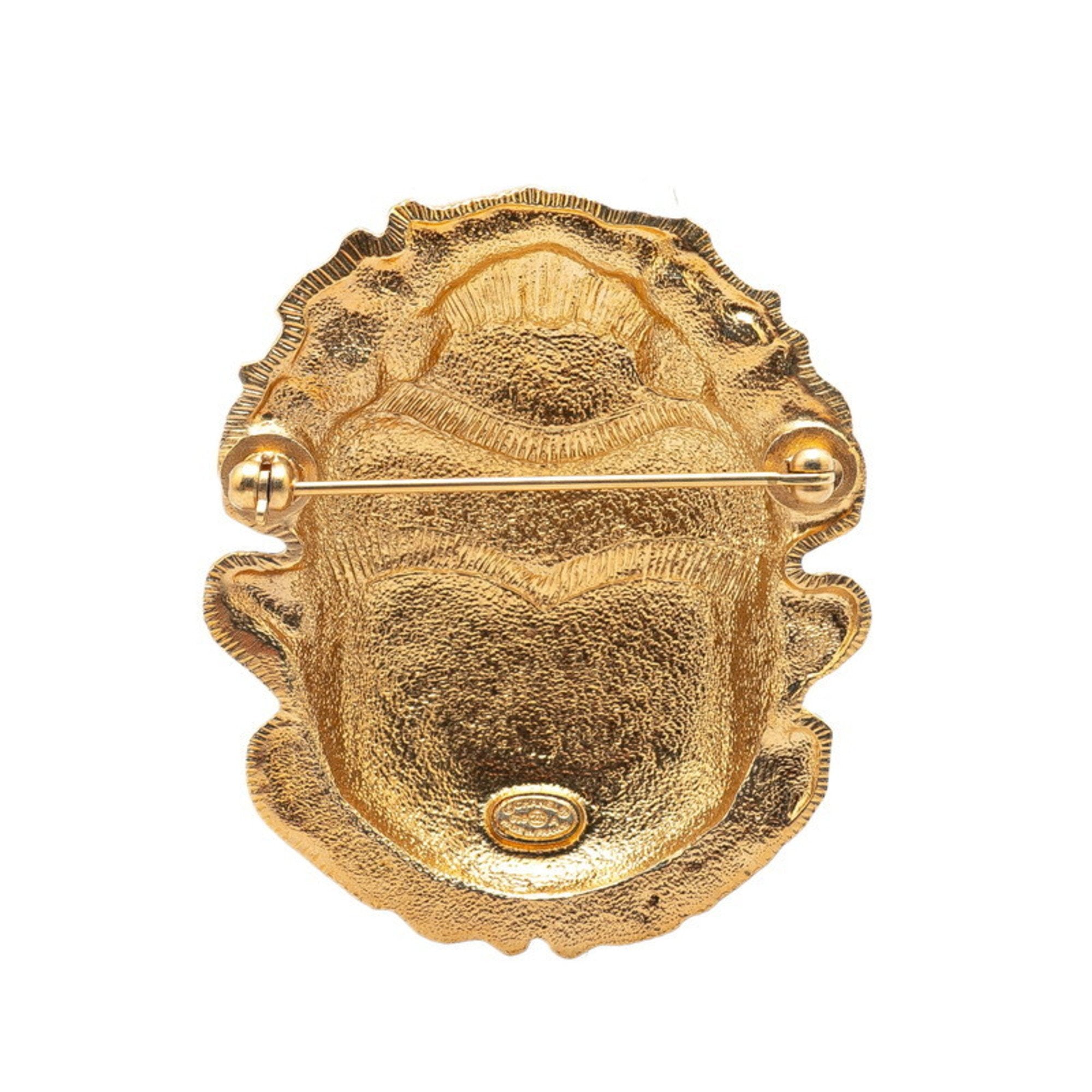 CC Logo Ladybug Brooch Metal