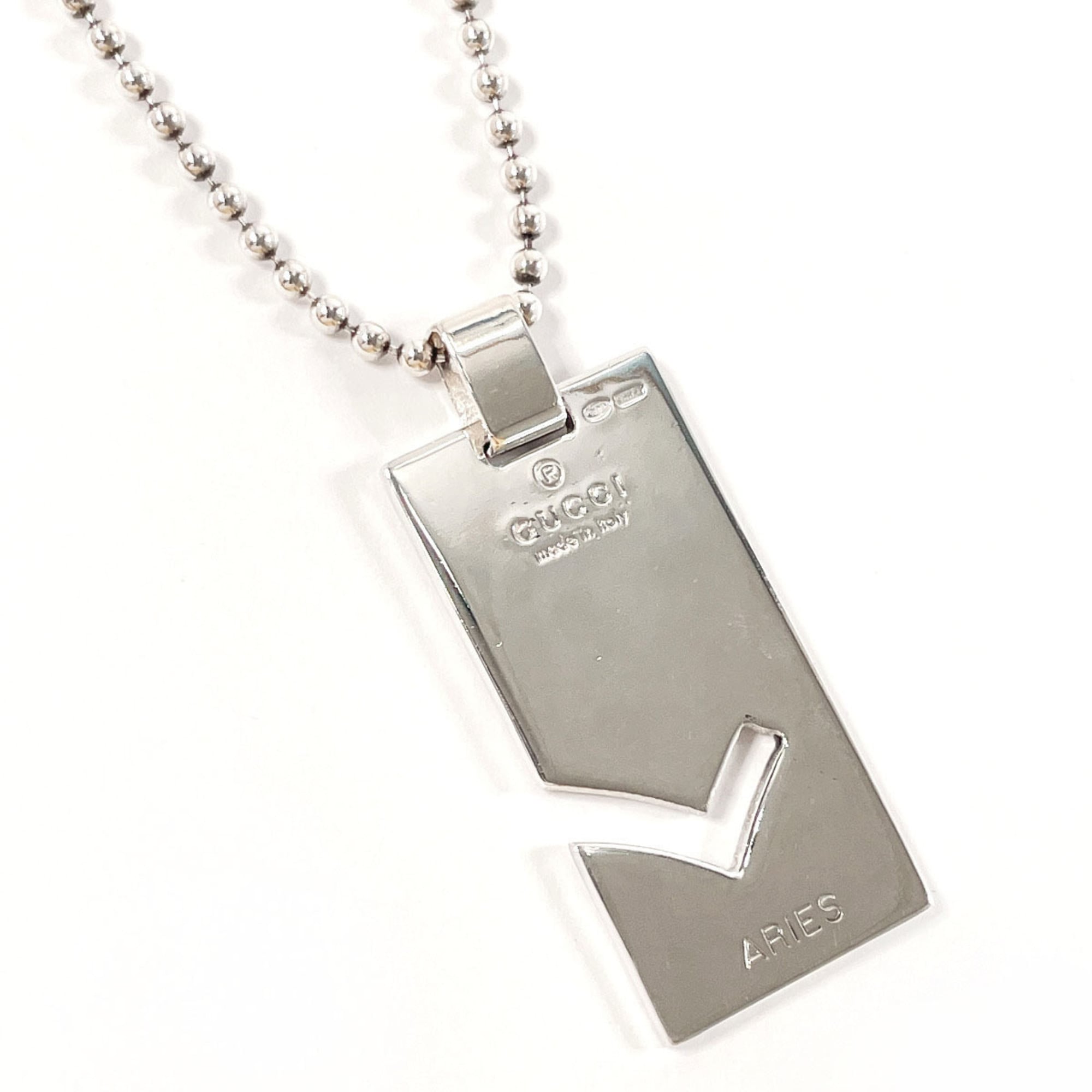Aries Constellation Pendant Necklace Sterling Silver