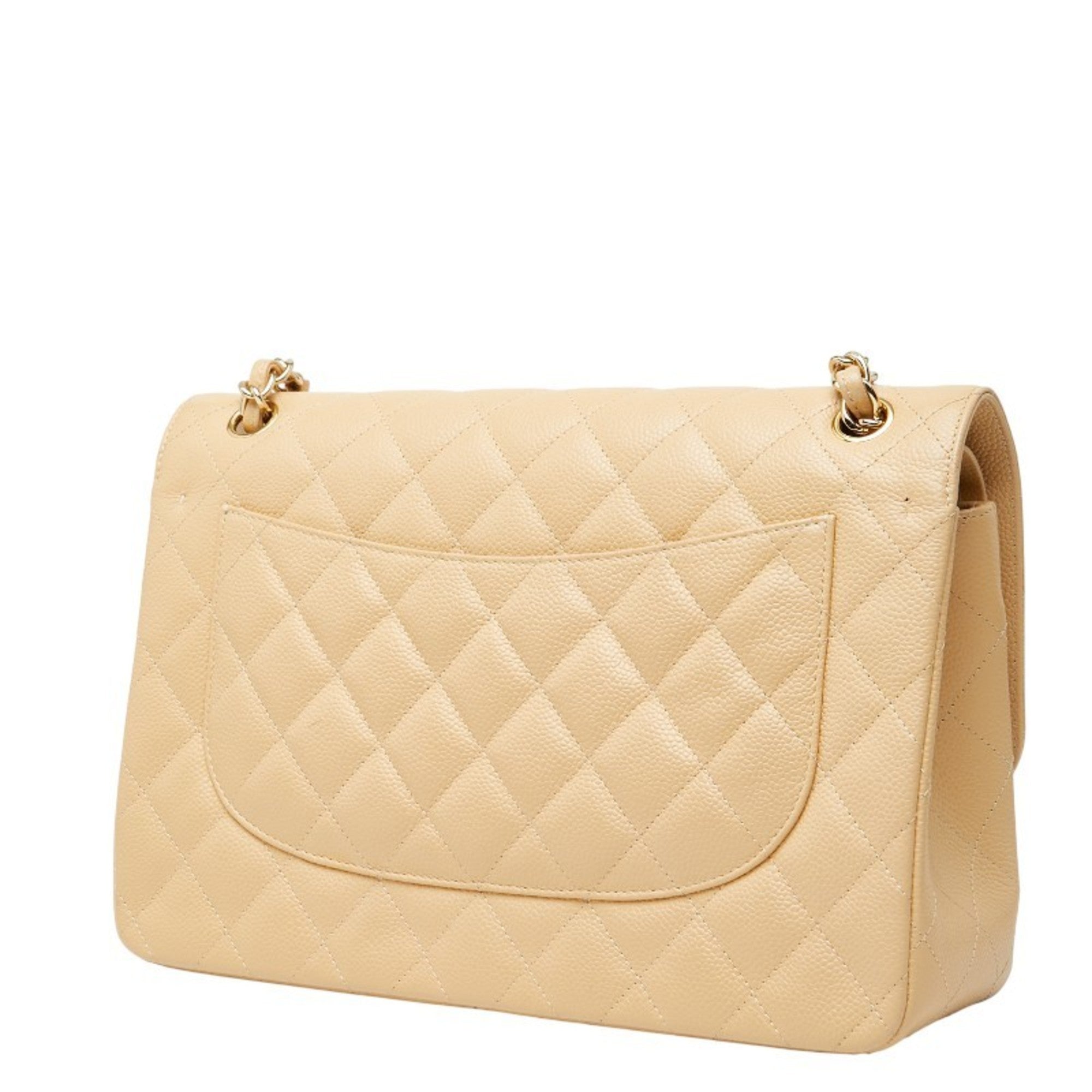Classic Double Flap Bag Quilted Caviar Jumbo