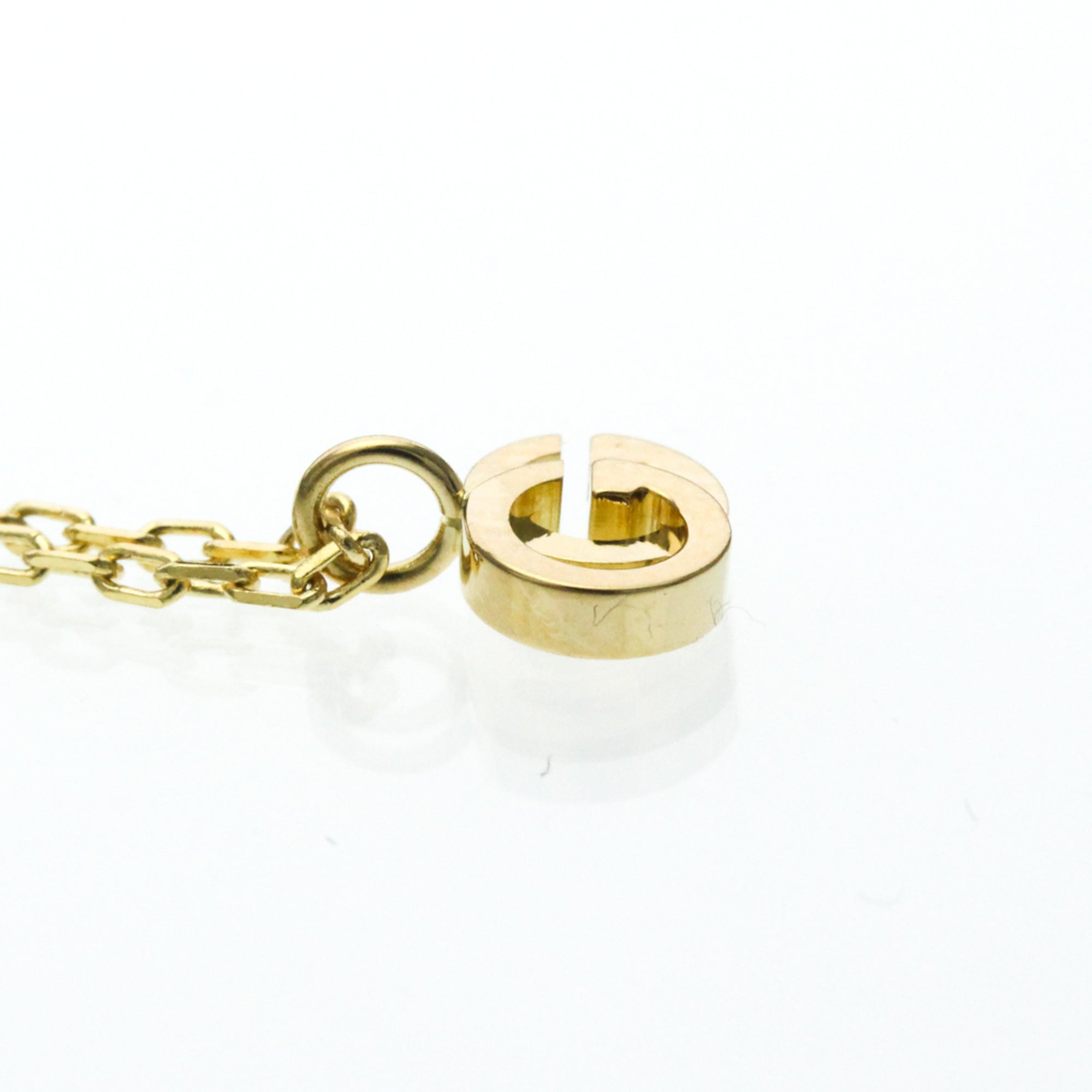 Pendant Necklace 18K Yellow Gold with Topaz