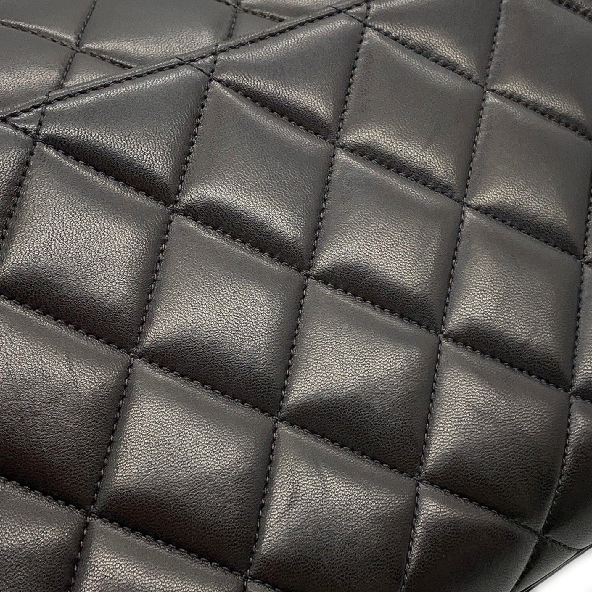 Vintage Covered CC Flap Bag Quilted Lambskin Medium