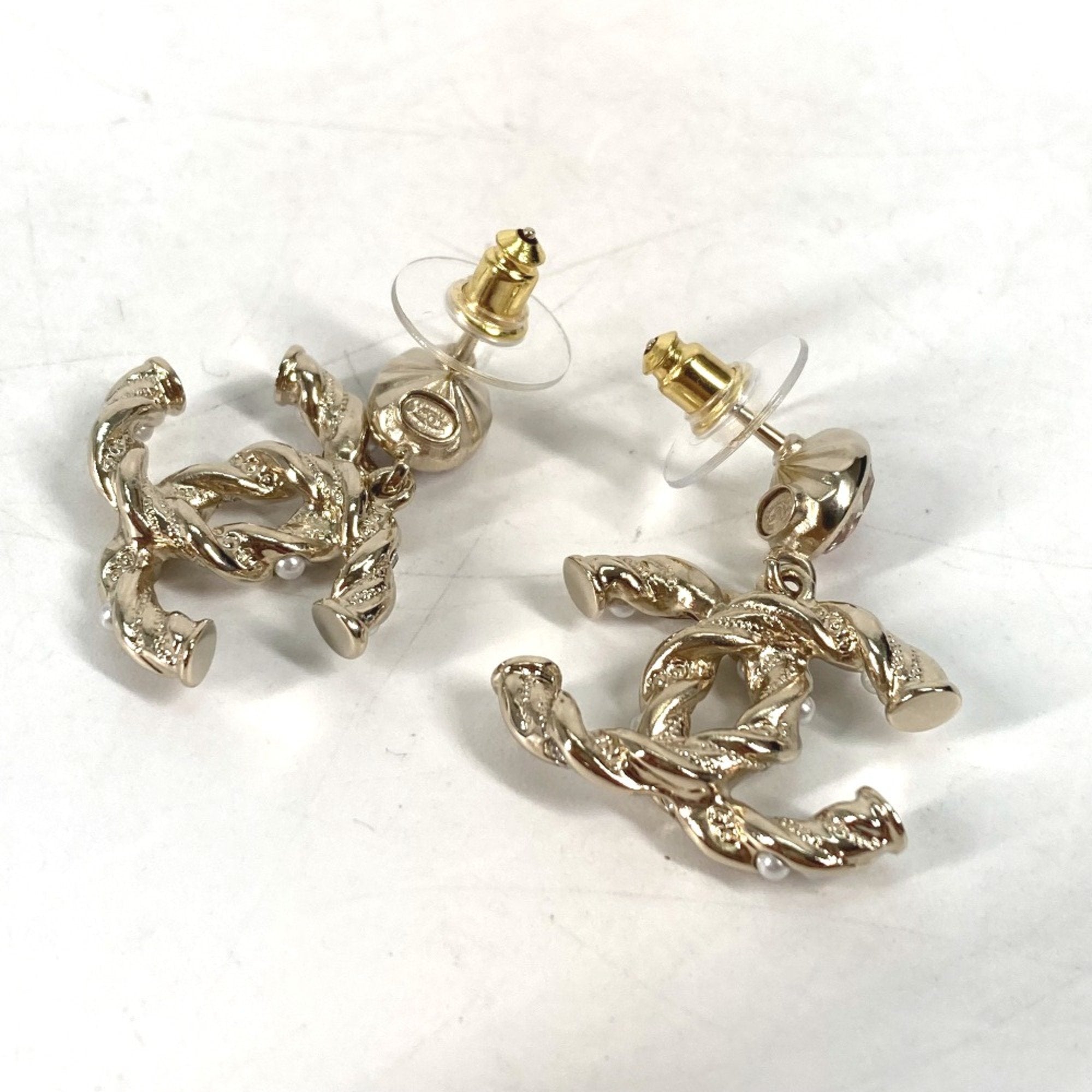 Earrings Gold-Tone Metal