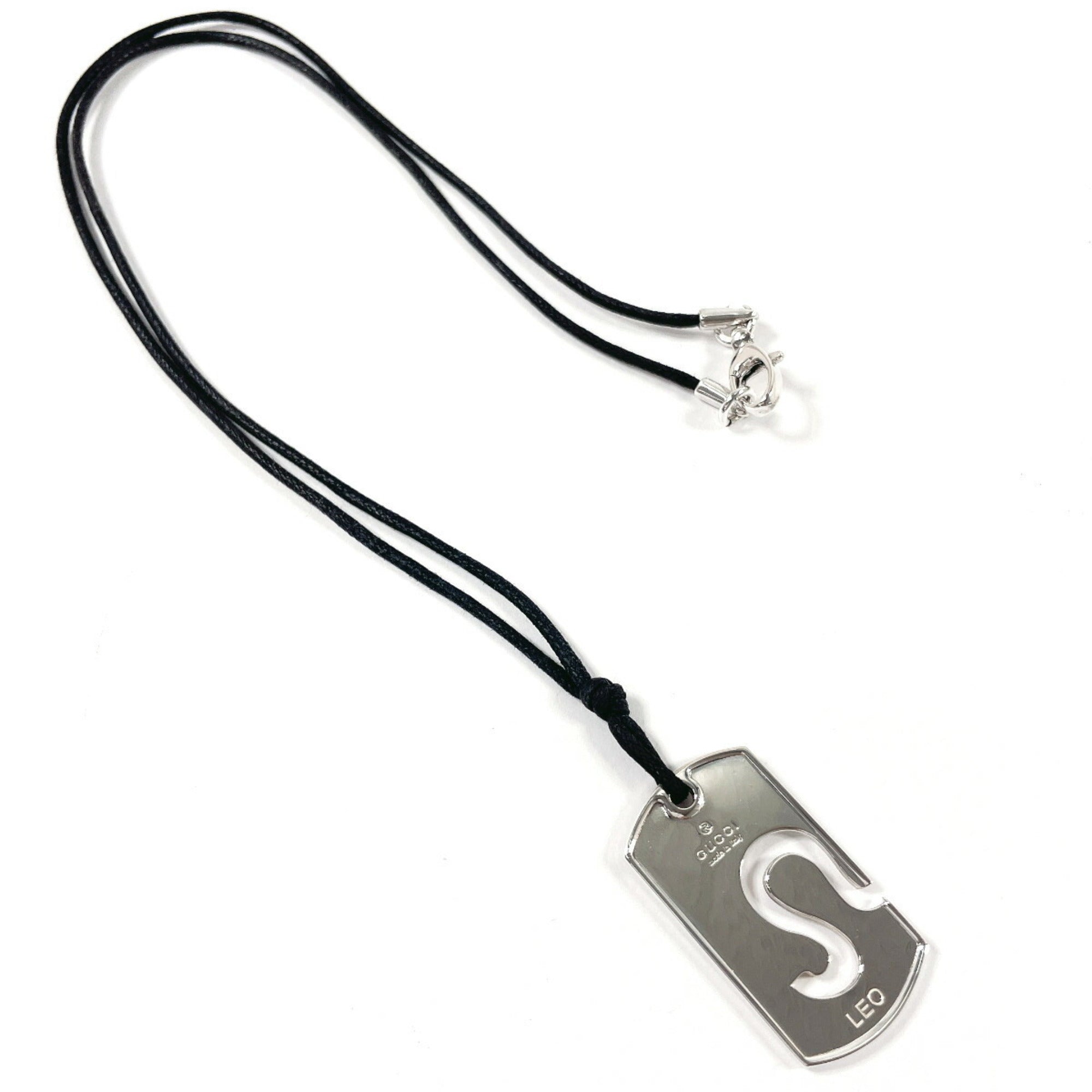 Leo Constellation Pendant Necklace Sterling Silver