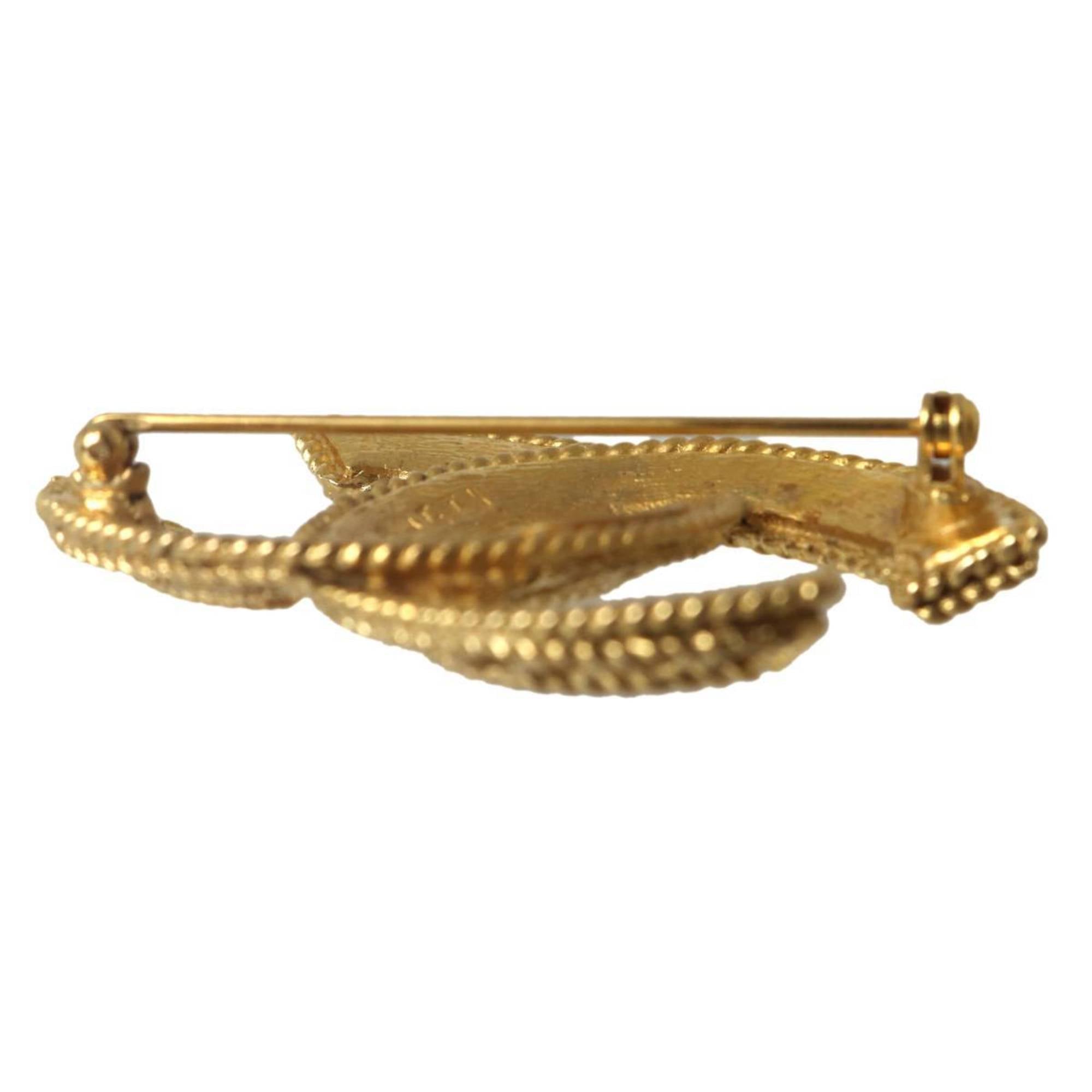 CC Logo Brooch Metal