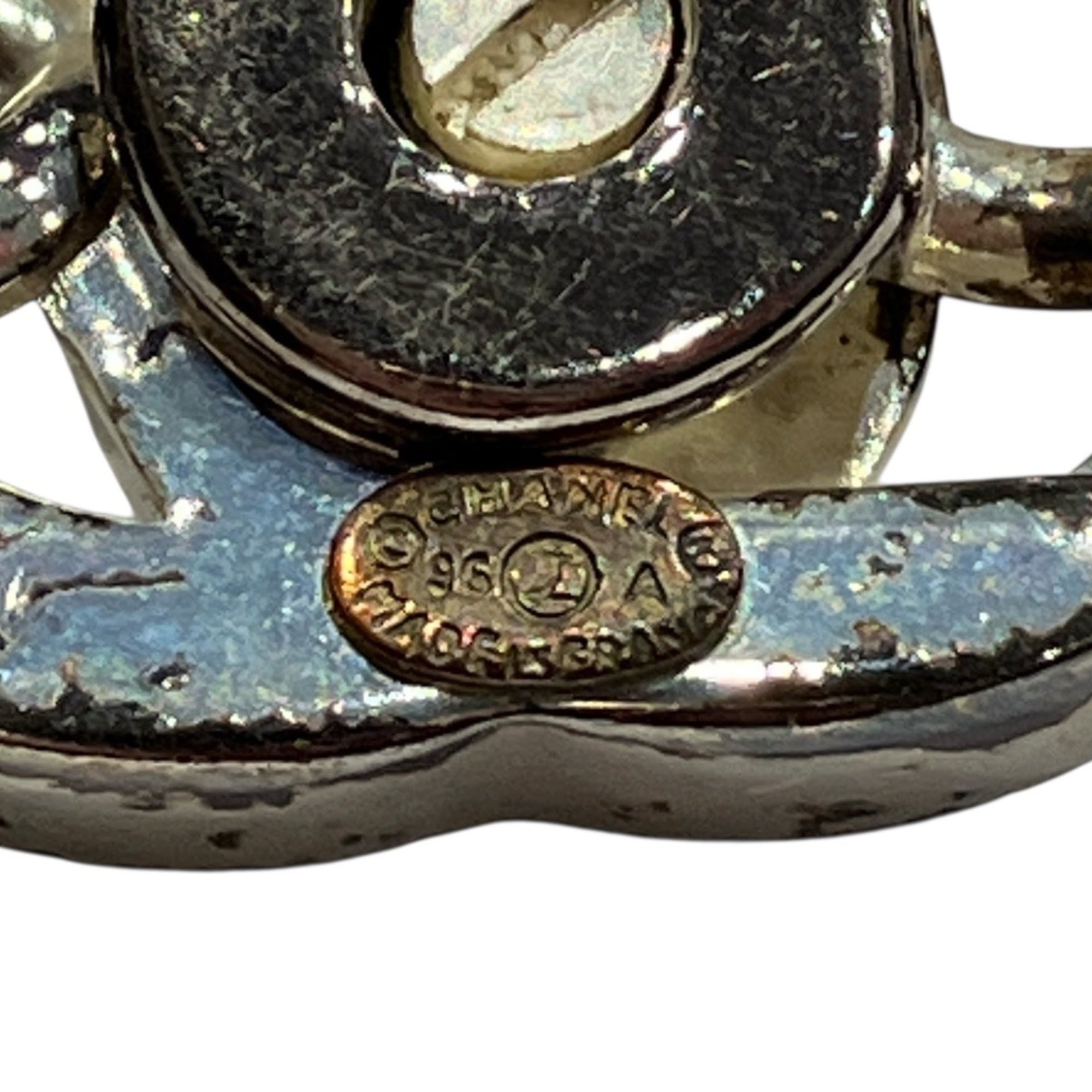 CC Logo Lock Bracelet Metal